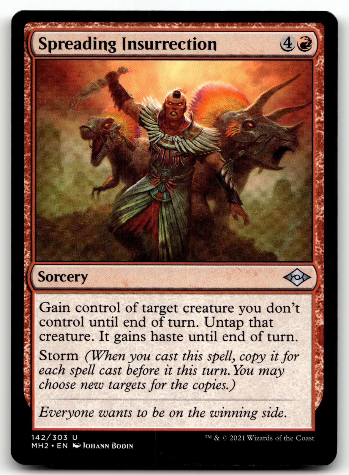 Spreading Insurrection 142 Uncommon Modern Horizons 2 Magic: The Gathering NM