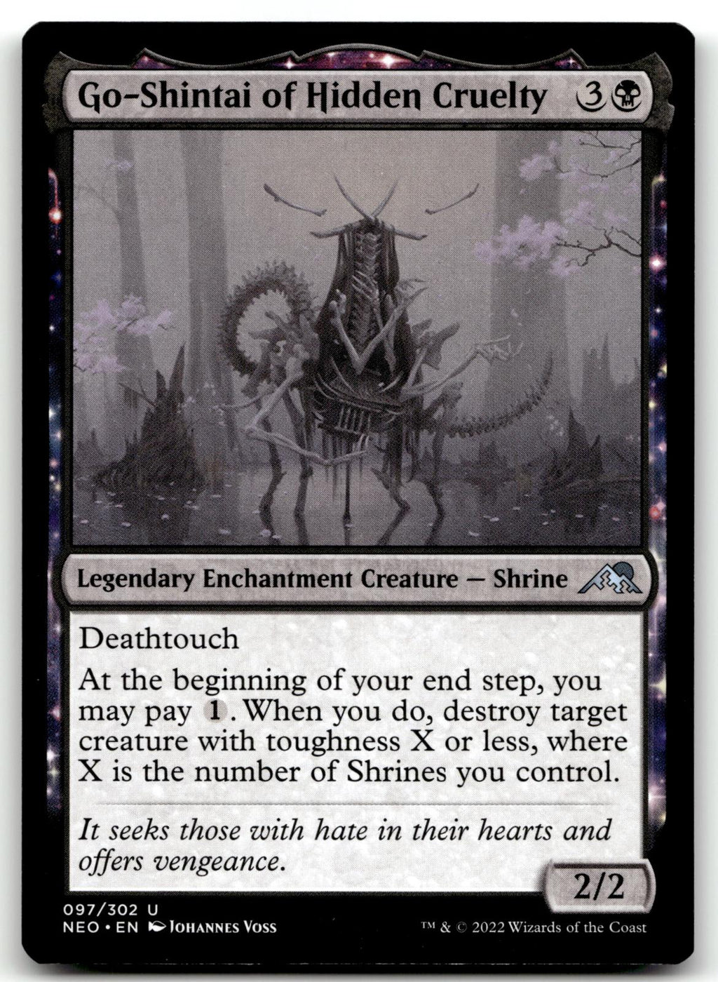 Go-Shintai of Hidden Cruelty 97 Kamigawa: Neon Dynasty Magic: The Gathering NM