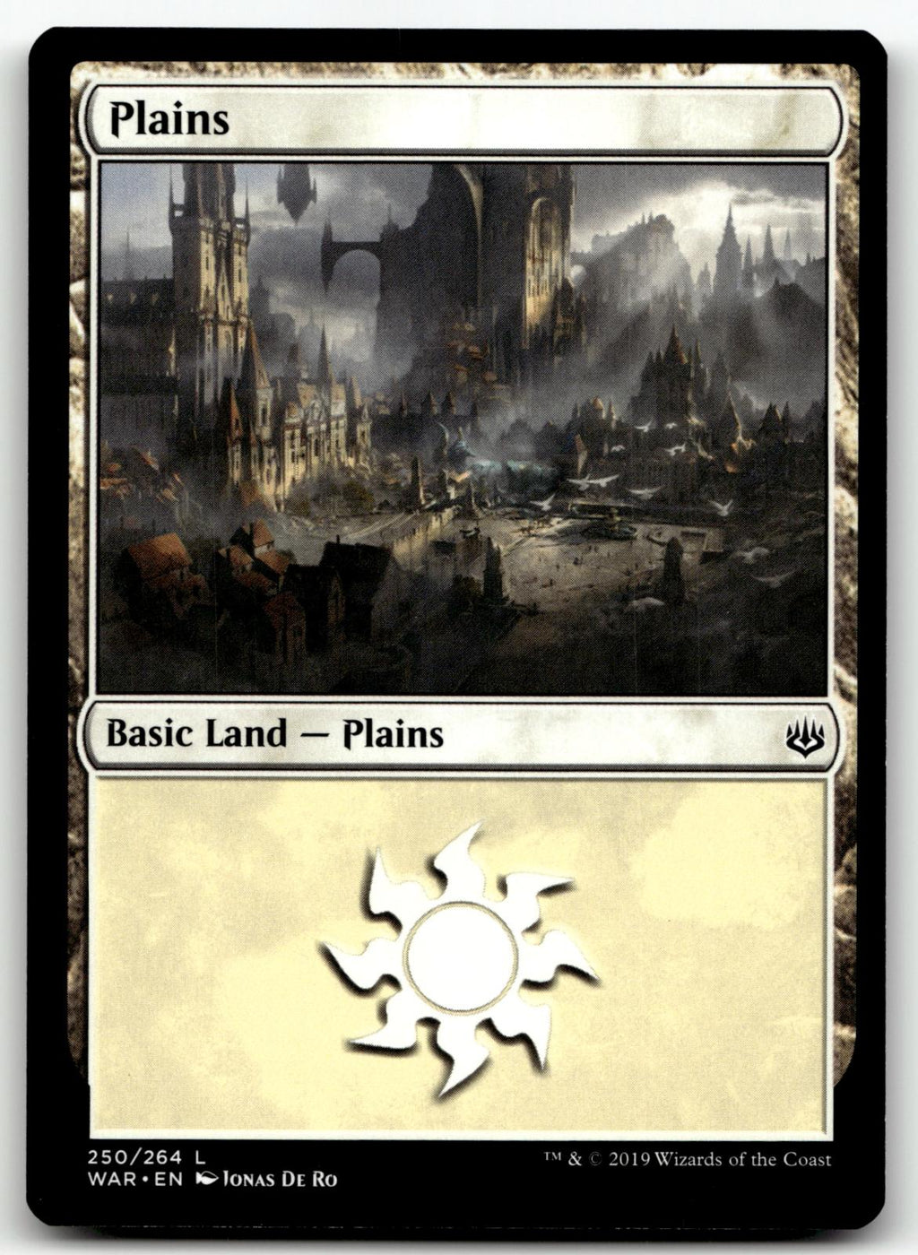 Plains (250) 250 Land War of the Spark Magic: The Gathering Near Mint