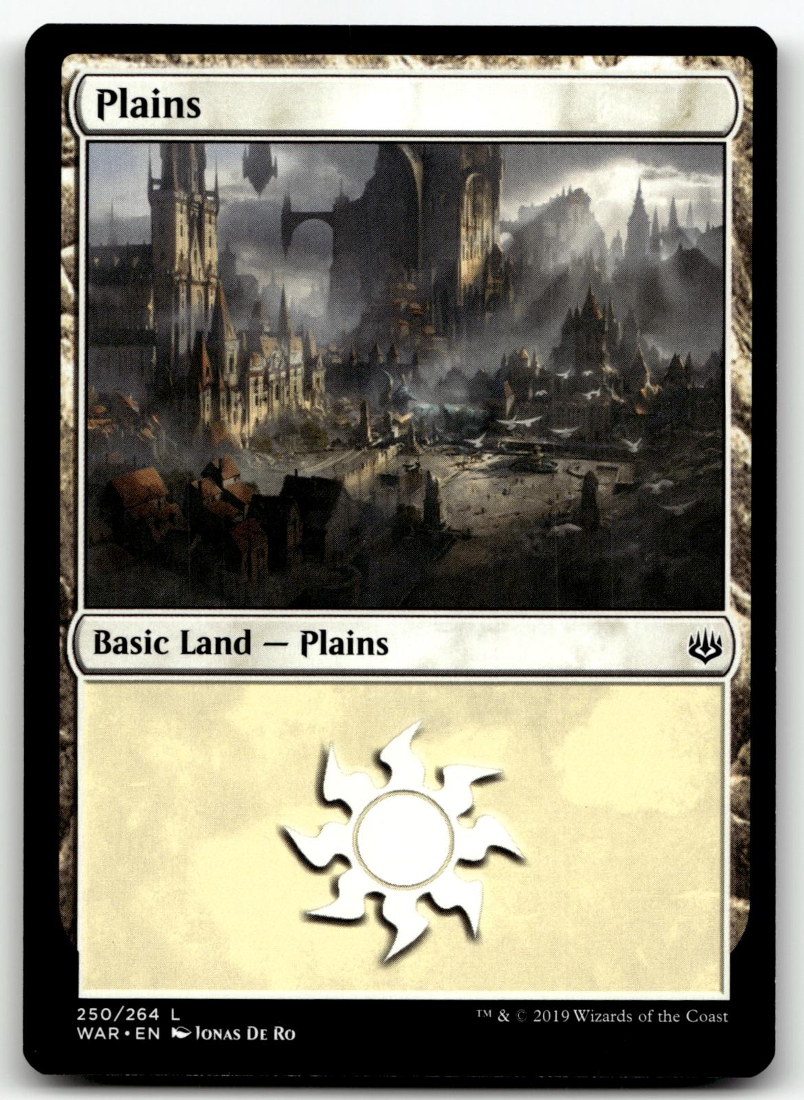 Plains (250) 250 Land War of the Spark Magic: The Gathering Near Mint