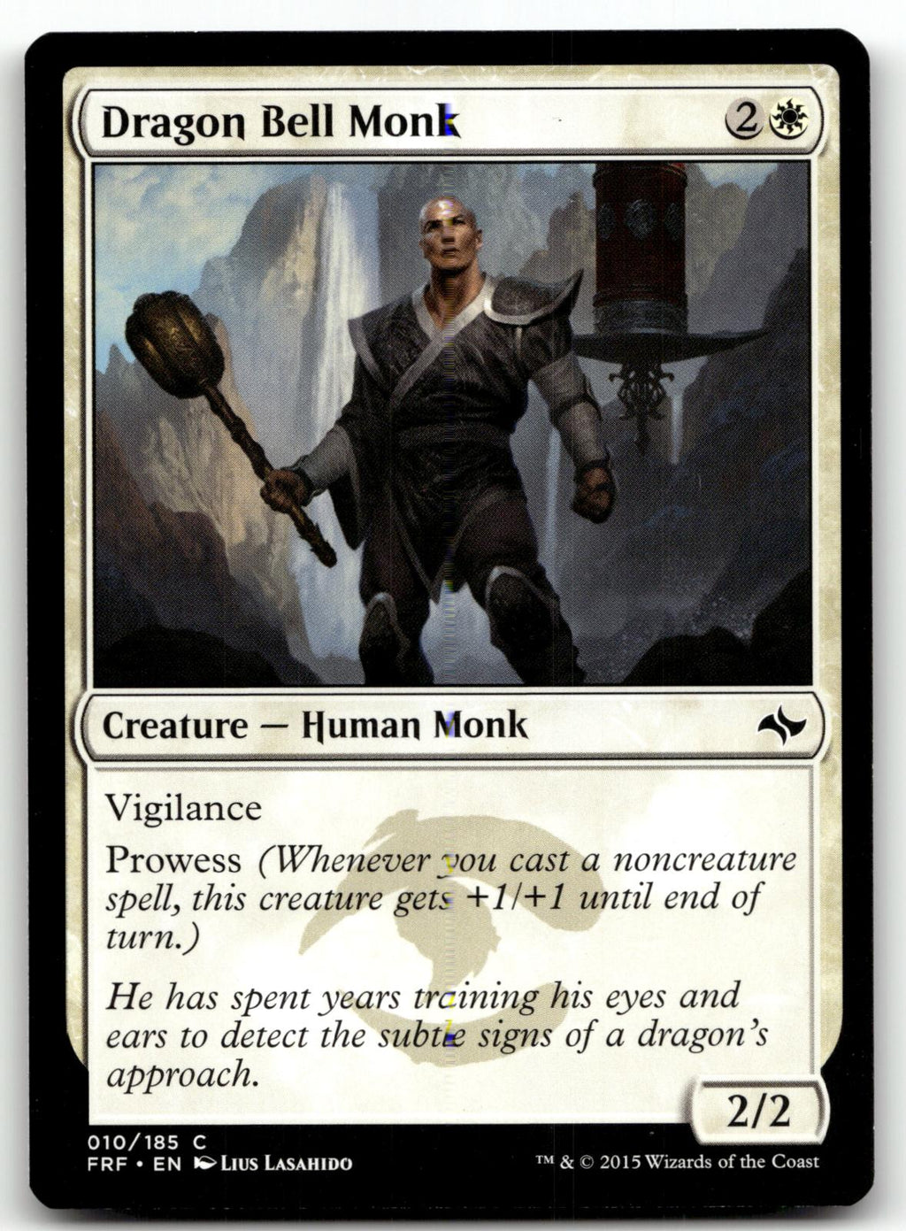 Dragon Bell Monk 10 Common Fate Reforged Magic: The Gathering Near Mint