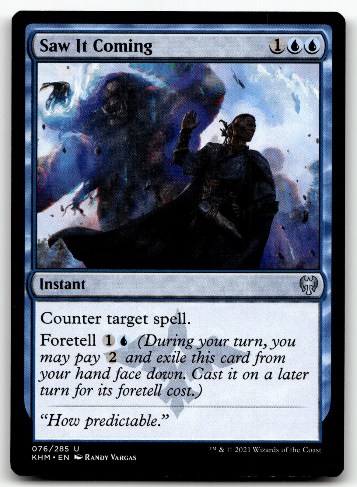 Saw It Coming 76 Uncommon Kaldheim Magic: The Gathering Near Mint