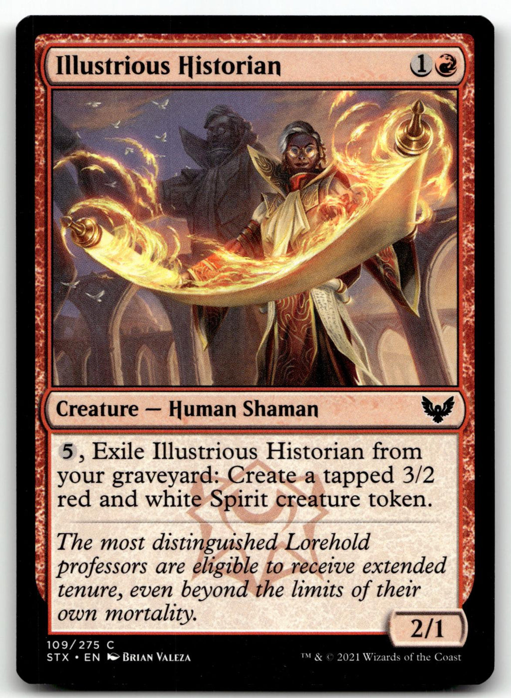 Illustrious Historian 109 Strixhaven: School of Mages Magic: The Gathering NM
