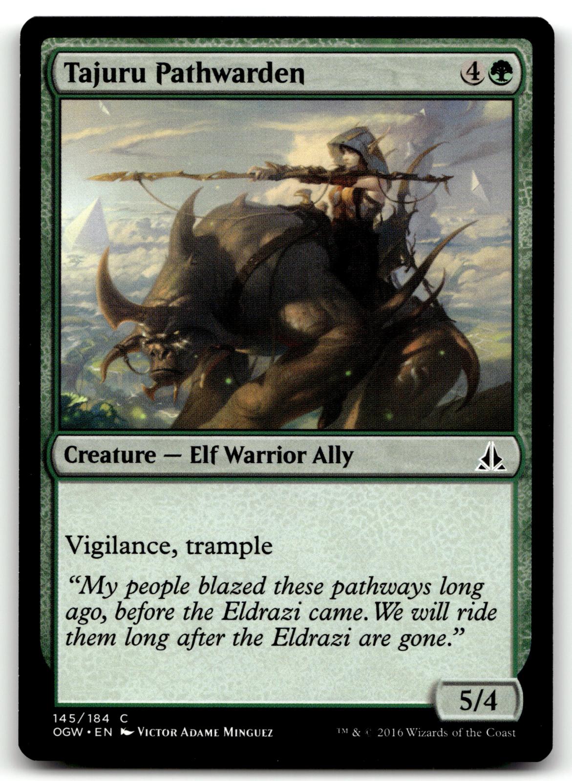 Tajuru Pathwarden 145 Common Oath of the Gatewatch Magic: The Gathering NM