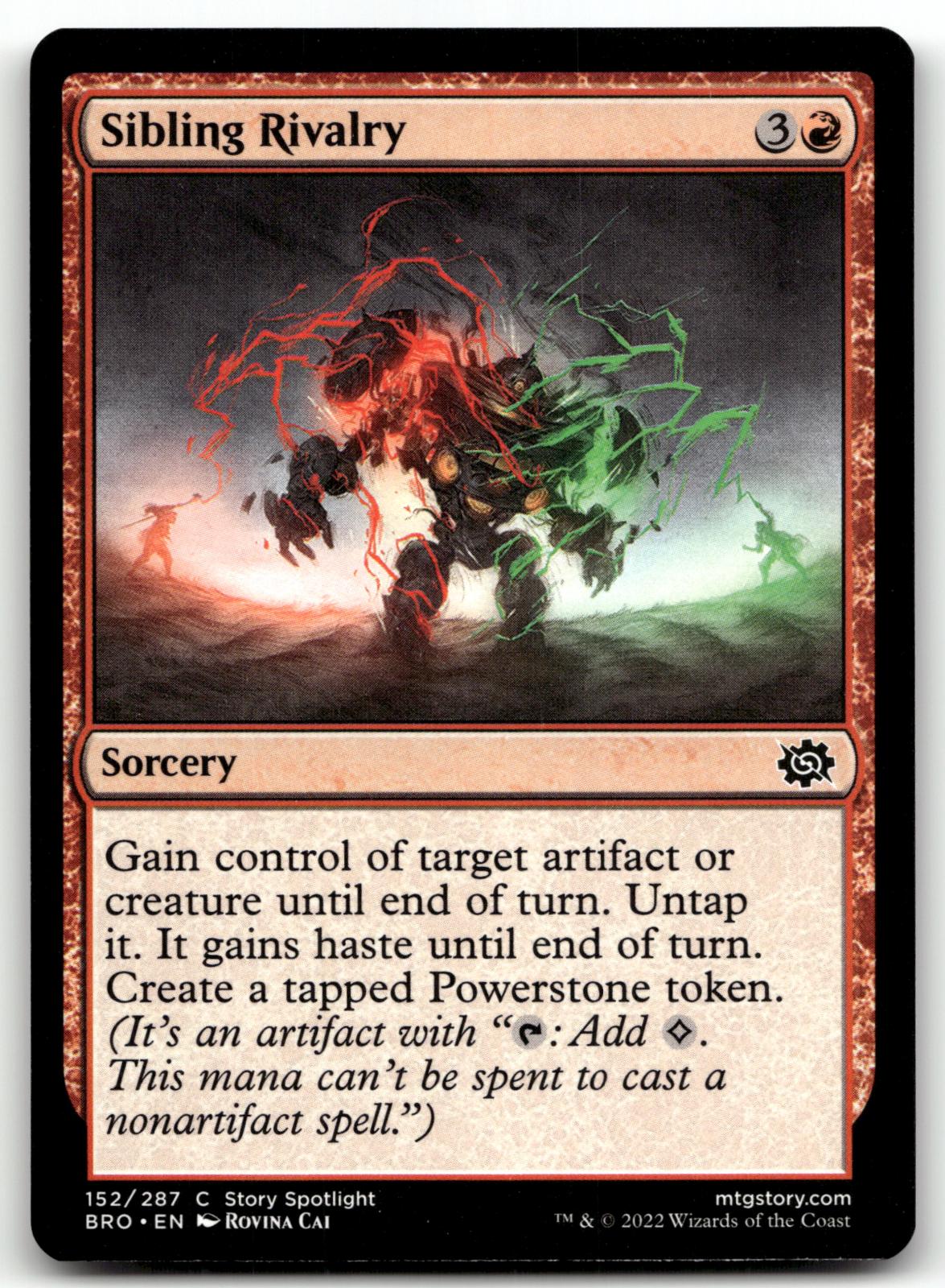 Sibling Rivalry 152 Common The Brothers' War Magic: The Gathering Near Mint