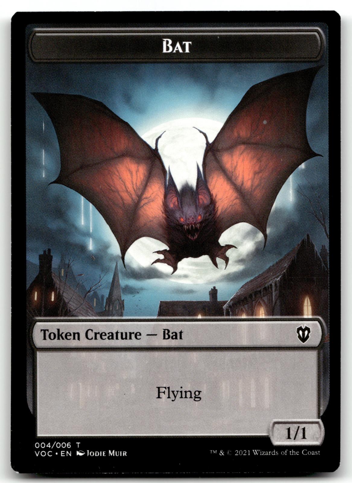 Bat Token 4 Token Innistrad: Midnight Hunt Magic: The Gathering Near Mint