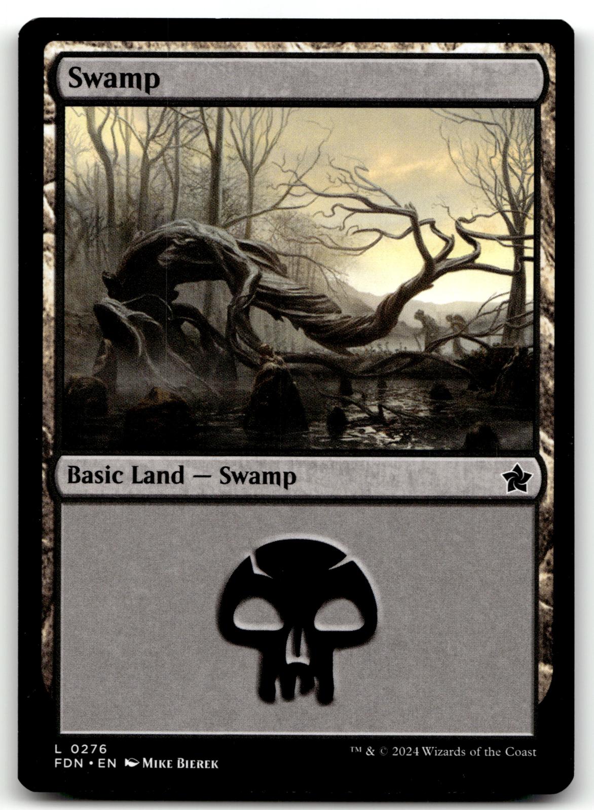 Swamp (0276) 276 Land Foundations Magic: The Gathering Near Mint