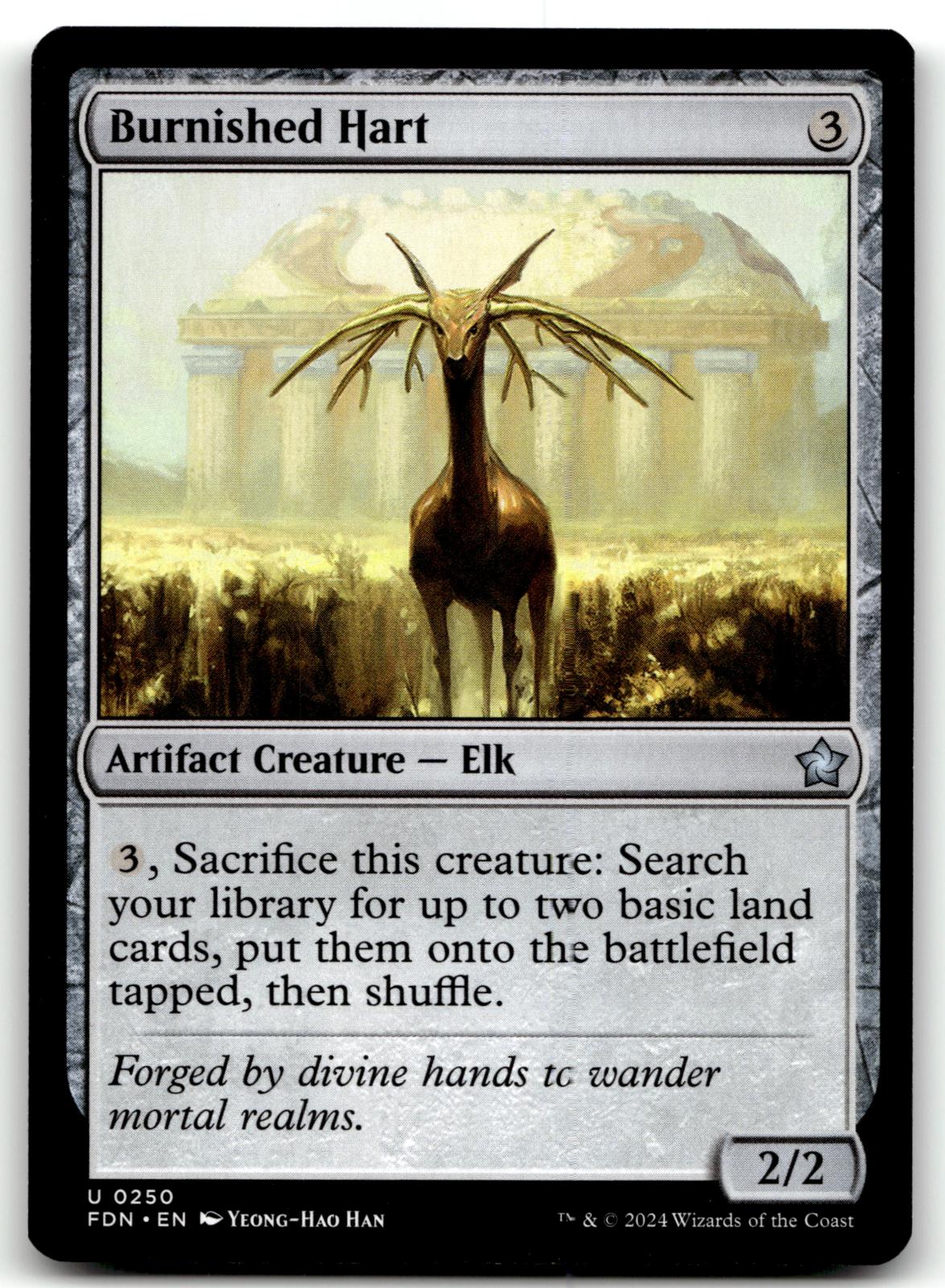 Burnished Hart 250 Uncommon Foundations Magic: The Gathering Near Mint
