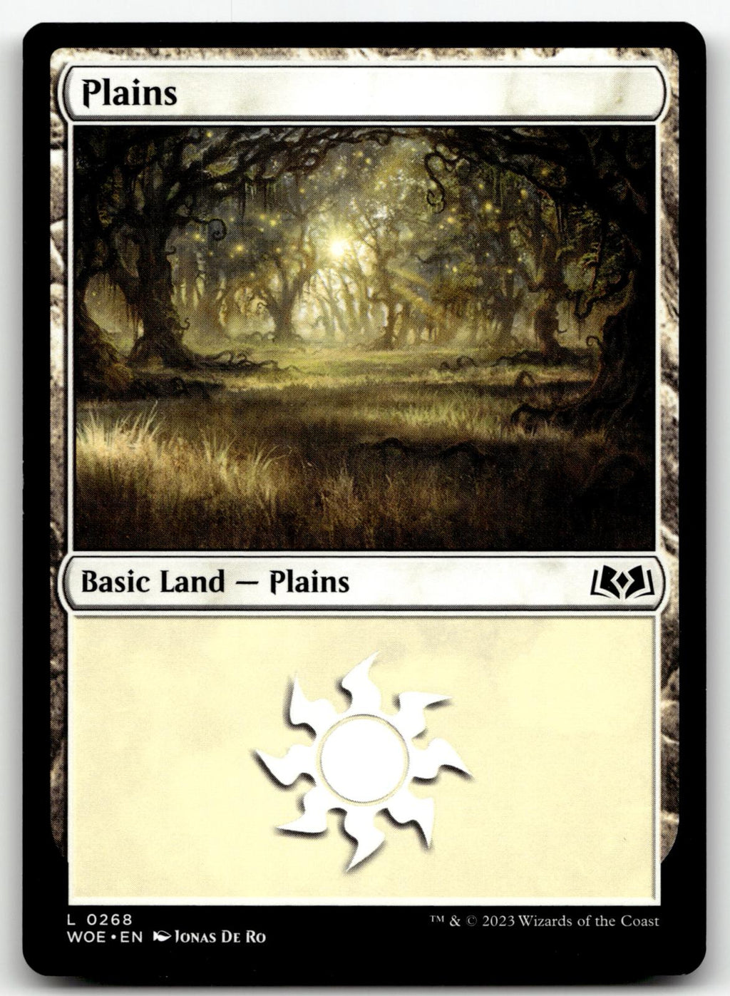 Plains (0268) 268 Land Wilds of Eldraine Magic: The Gathering Near Mint