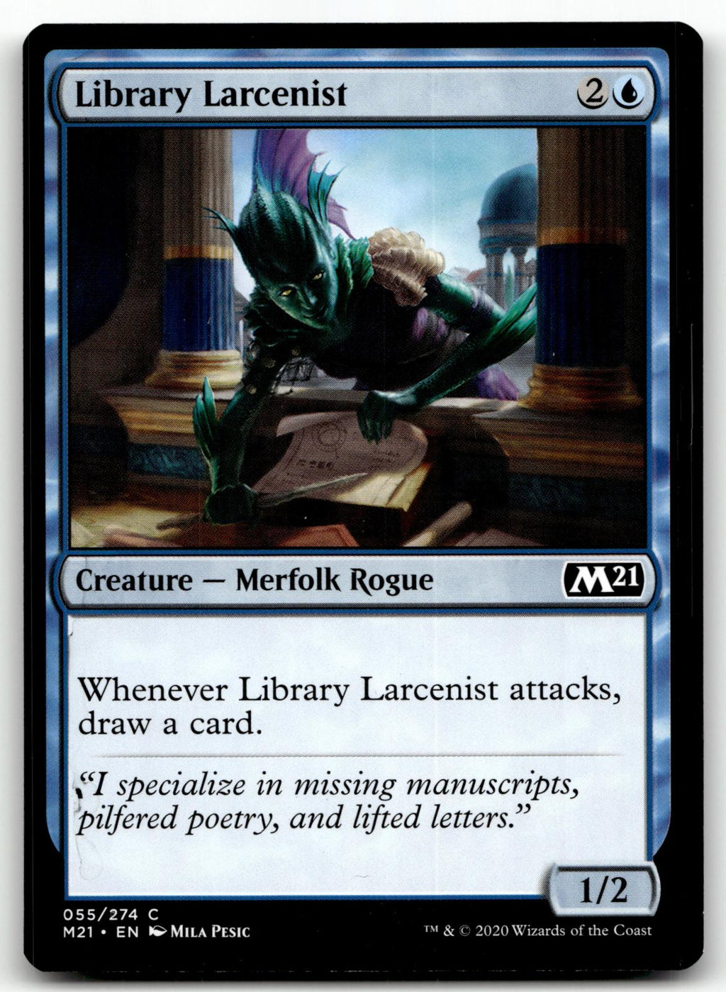 Library Larcenist 55 Common Core Set 2021 Magic: The Gathering Near Mint