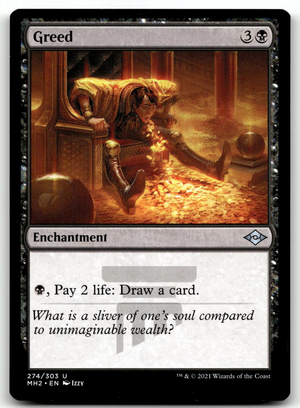Greed 274 Uncommon Modern Horizons 2 Magic: The Gathering Near Mint