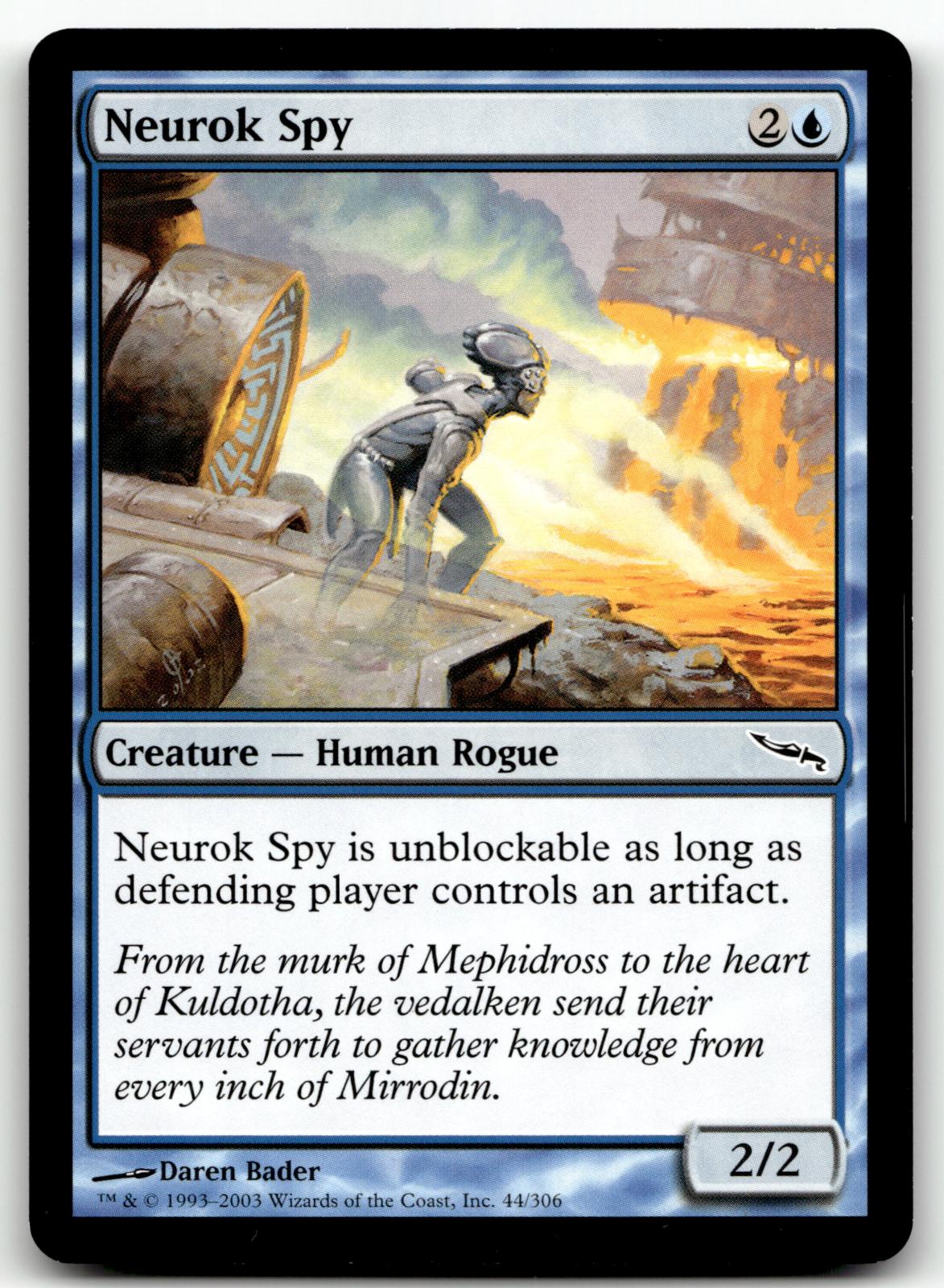 Neurok Spy 44 Common Mirrodin Magic: The Gathering Near Mint