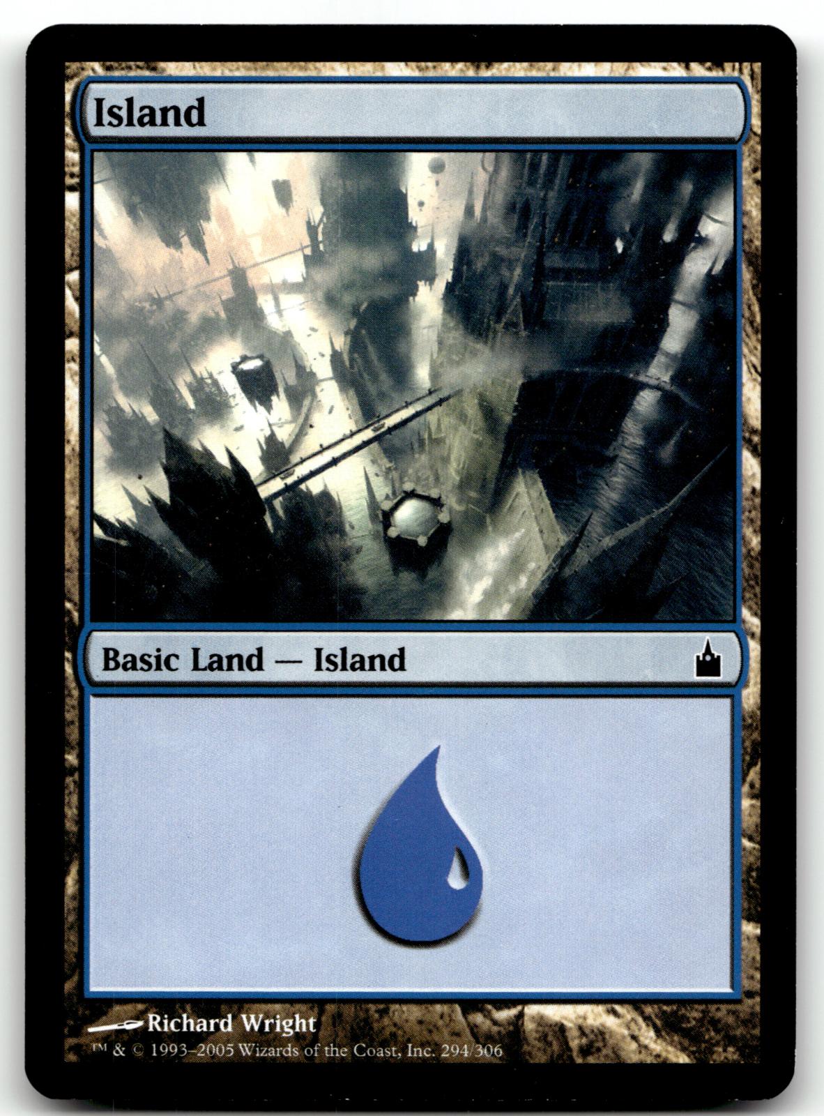 Island (294) 294 Land Ravnica: City of Guilds Magic: The Gathering Near Mint