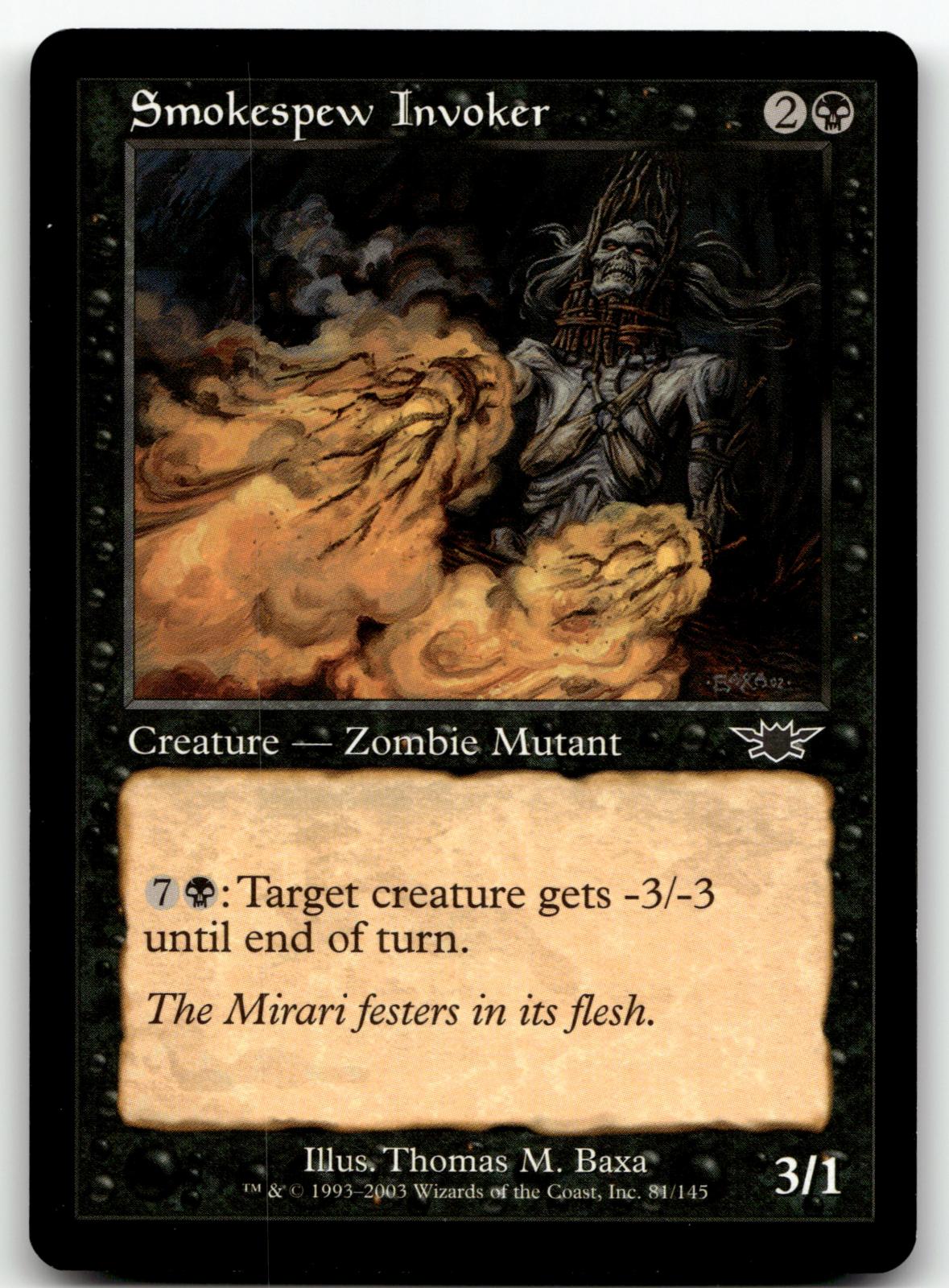 Smokespew Invoker 81 Common Legions Magic: The Gathering Near Mint