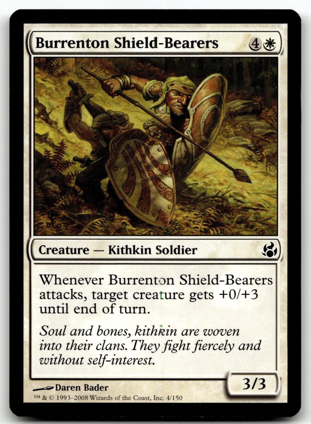 Burrenton Shield-Bearers 4 Common Morningtide Magic: The Gathering Near Mint