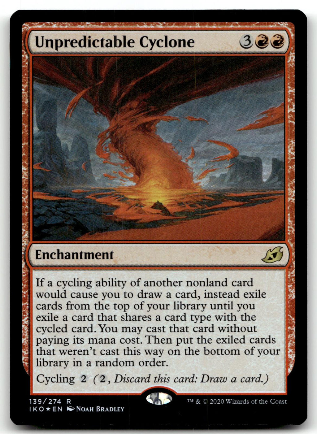 Unpredictable Cyclone 139 Ikoria: Lair of Behemoths Magic: The Gathering Foil NM