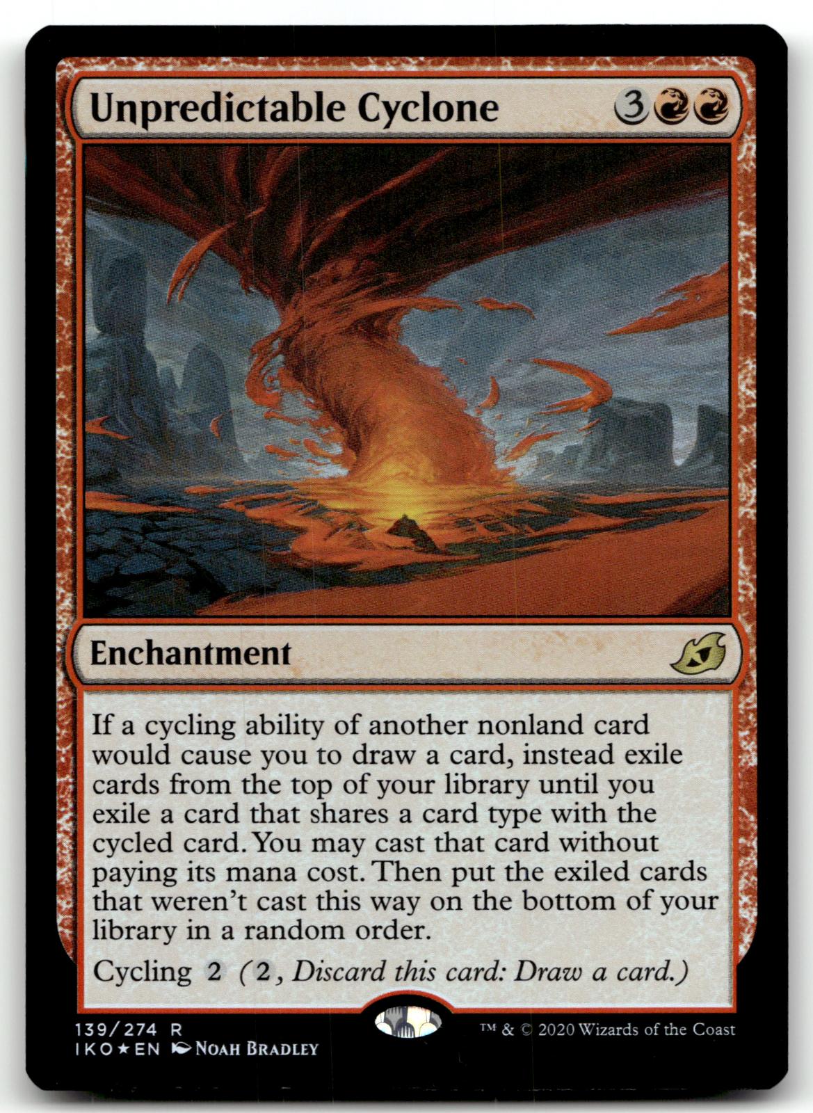 Unpredictable Cyclone 139 Ikoria: Lair of Behemoths Magic: The Gathering Foil NM
