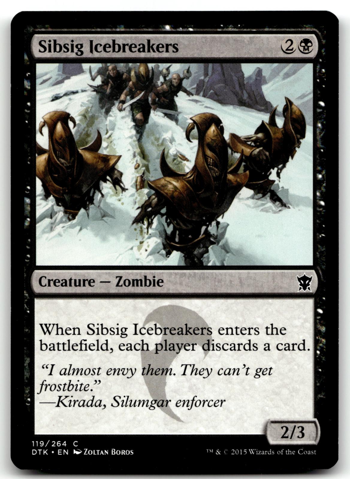 Sibsig Icebreakers 119 Common Dragons of Tarkir Magic: The Gathering Near Mint