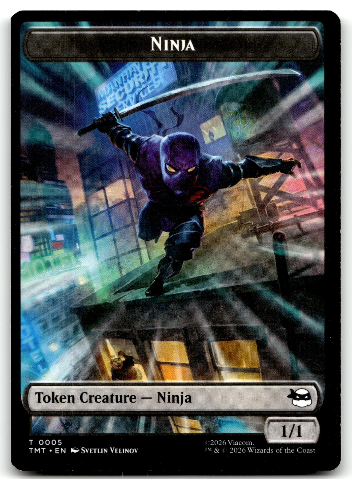 Mutagen // Food Double-Sided Token 9 // 8 Teenage Mutant Ninja Turtles Magic: