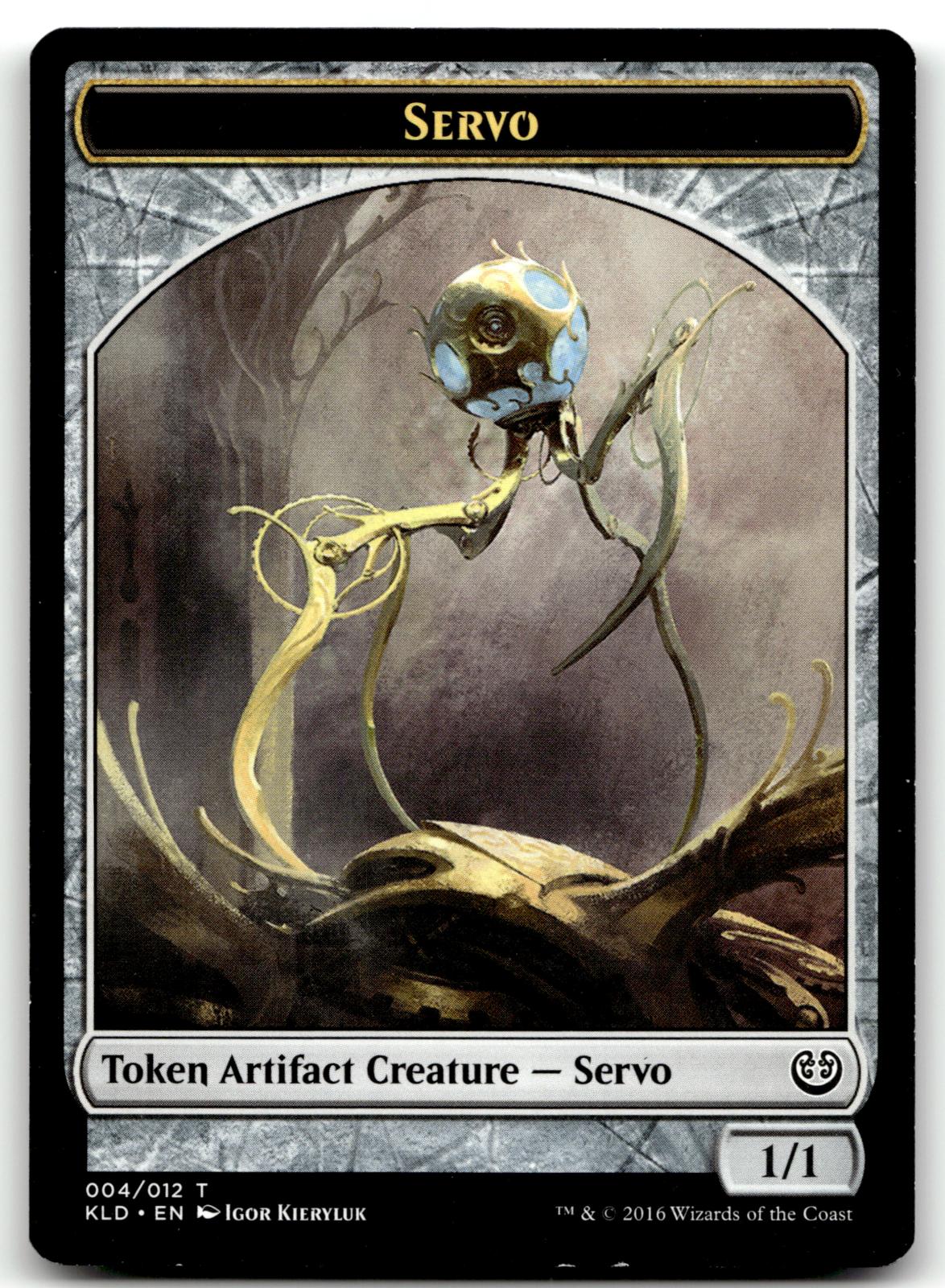 Servo Token (004) 4 Token Kaladesh Magic: The Gathering Near Mint