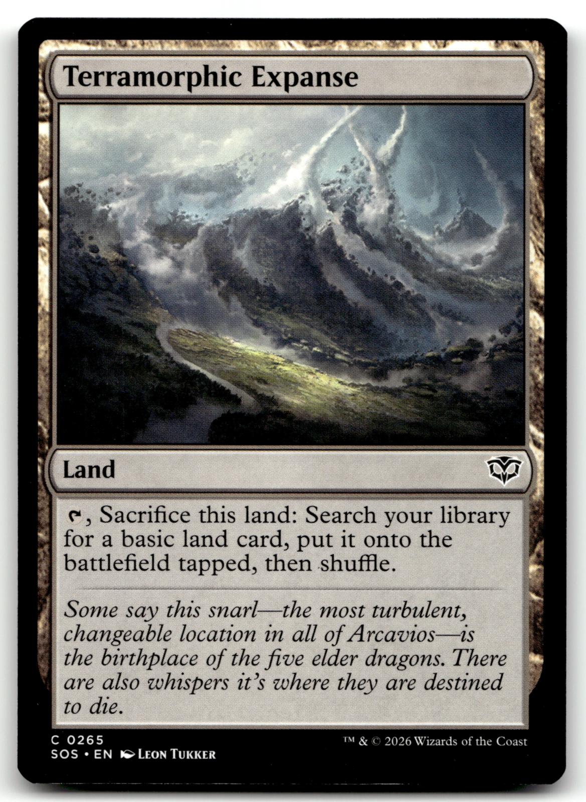 Terramorphic Expanse 265 Common Secrets of Strixhaven Magic: The Gathering NM