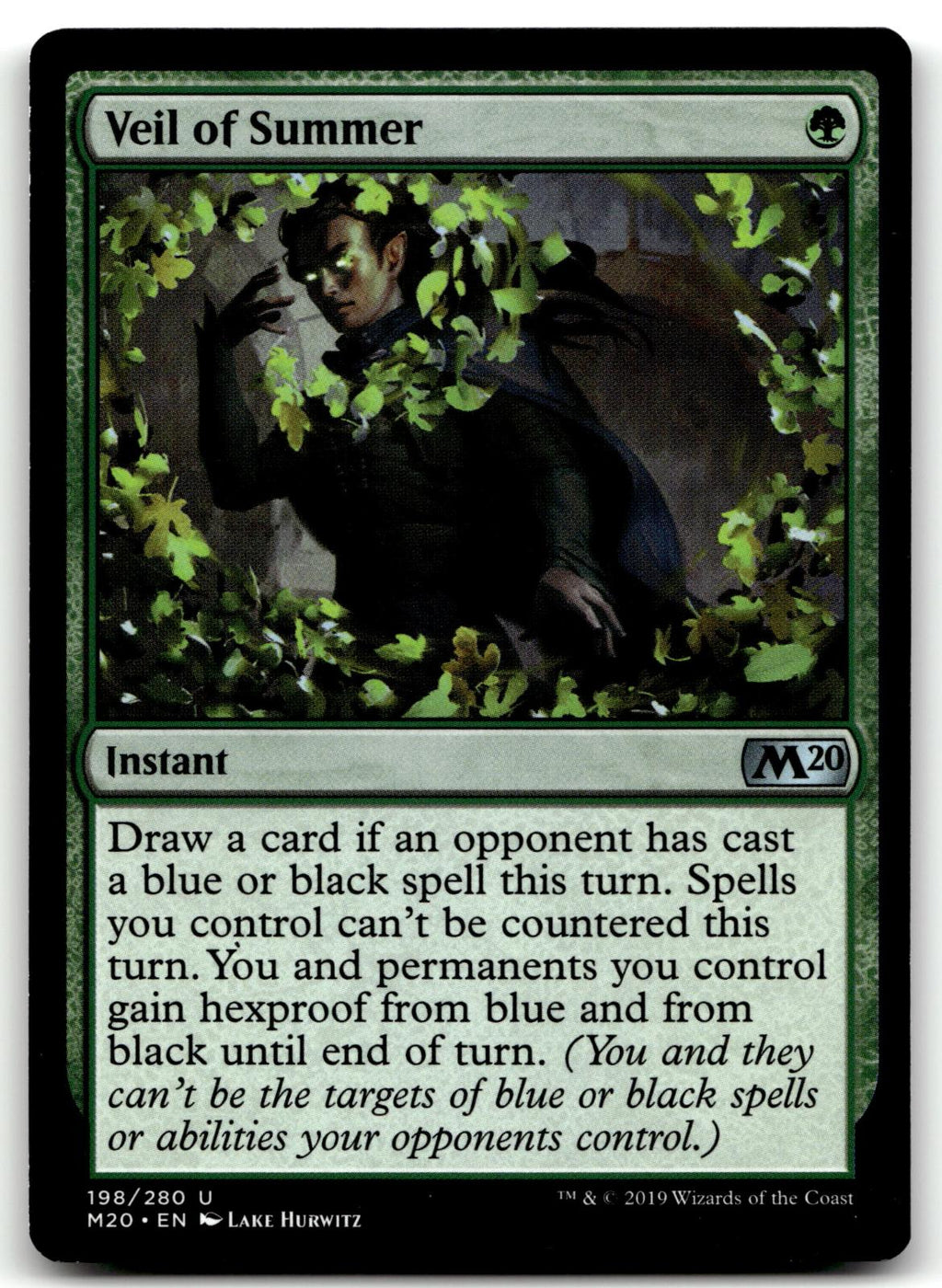 Veil of Summer 198 Uncommon Core Set 2020 Magic: The Gathering Near Mint