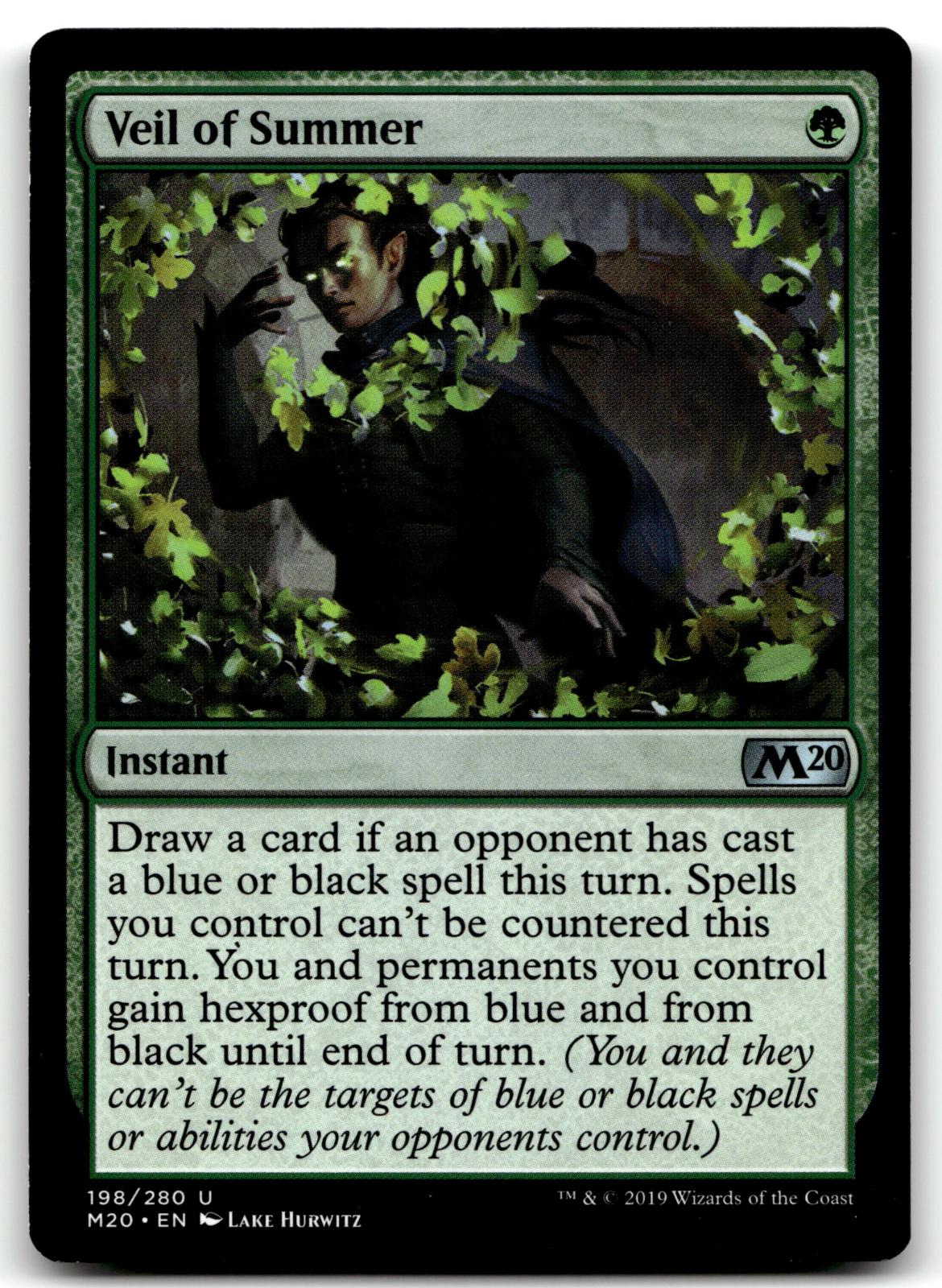 Veil of Summer 198 Uncommon Core Set 2020 Magic: The Gathering Near Mint