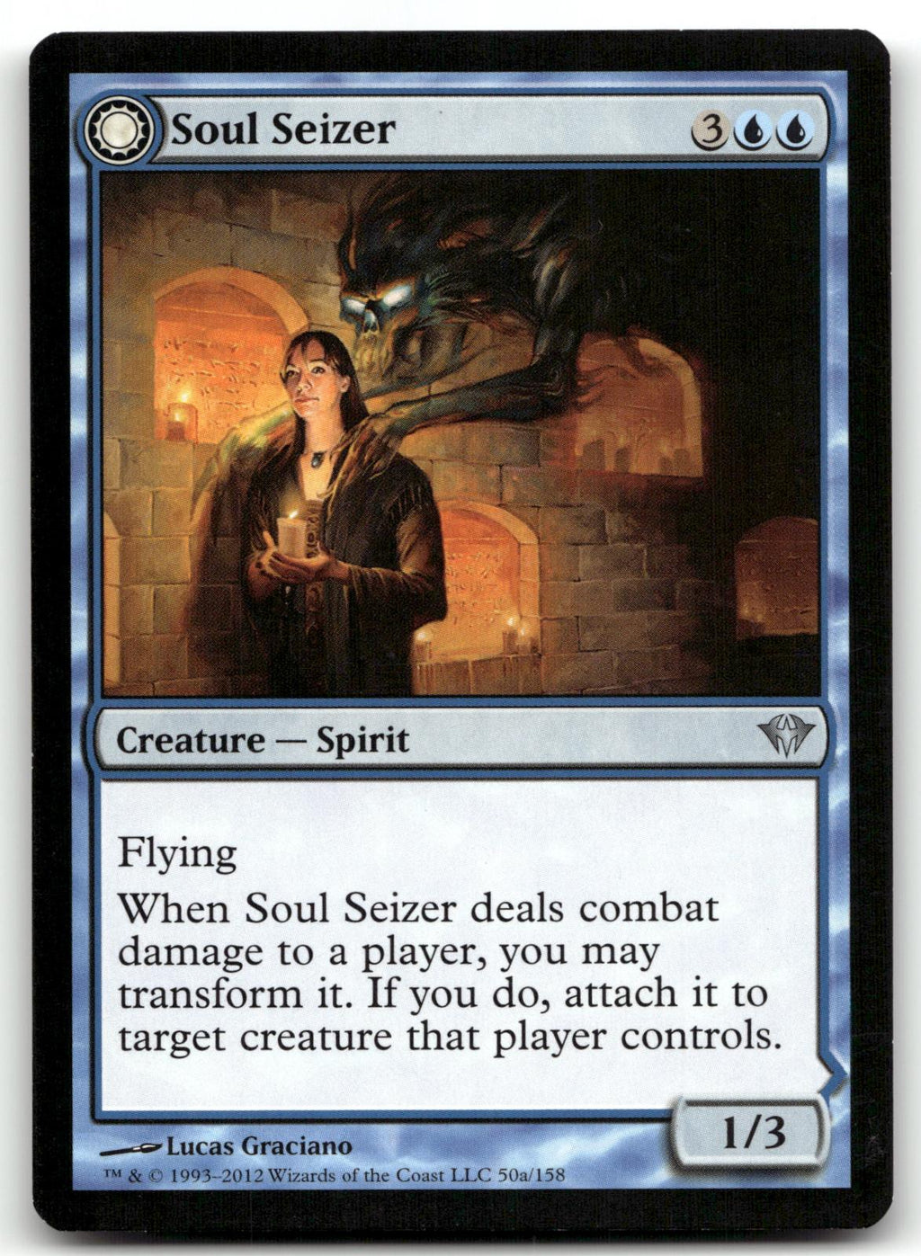 Soul Seizer 50 Uncommon Dark Ascension Magic: The Gathering Near Mint