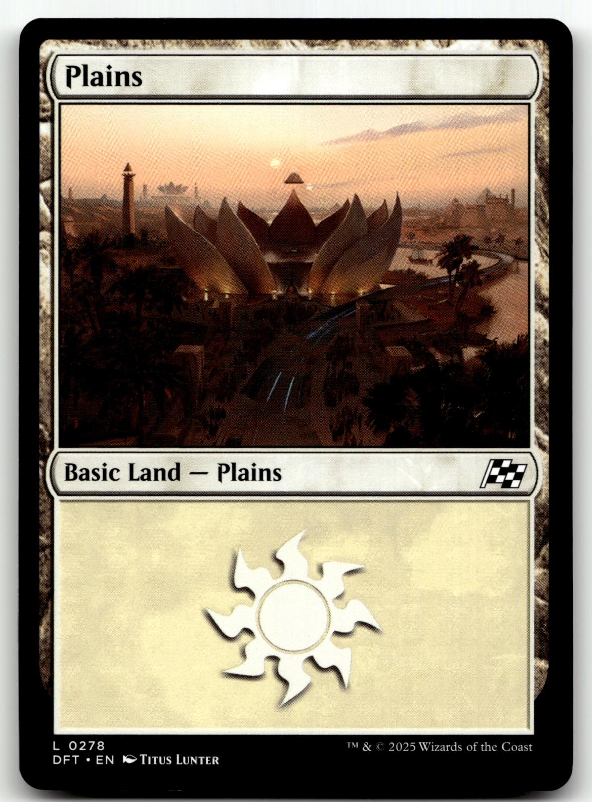Plains (0278) 278 Land Aetherdrift Magic: The Gathering Near Mint