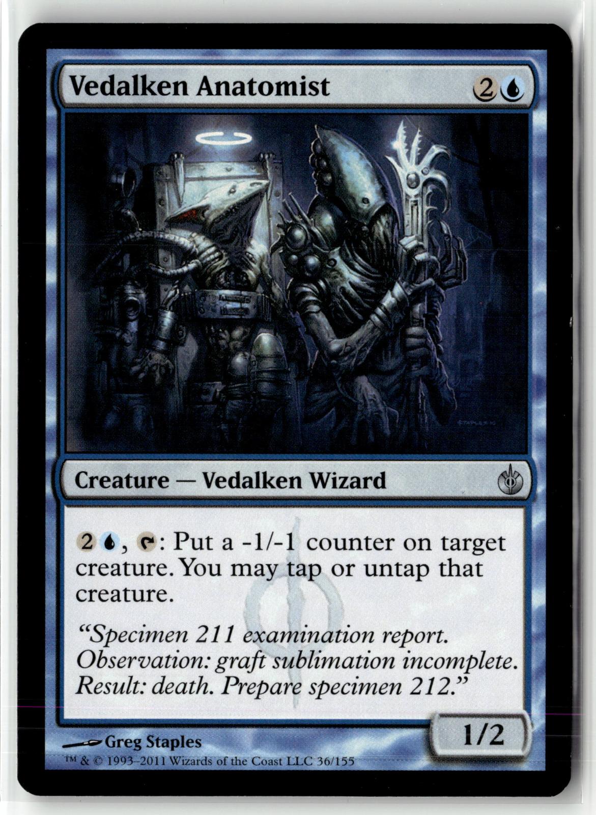 Vedalken Anatomist 36 Uncommon Mirrodin Besieged Magic: The Gathering Near Mint