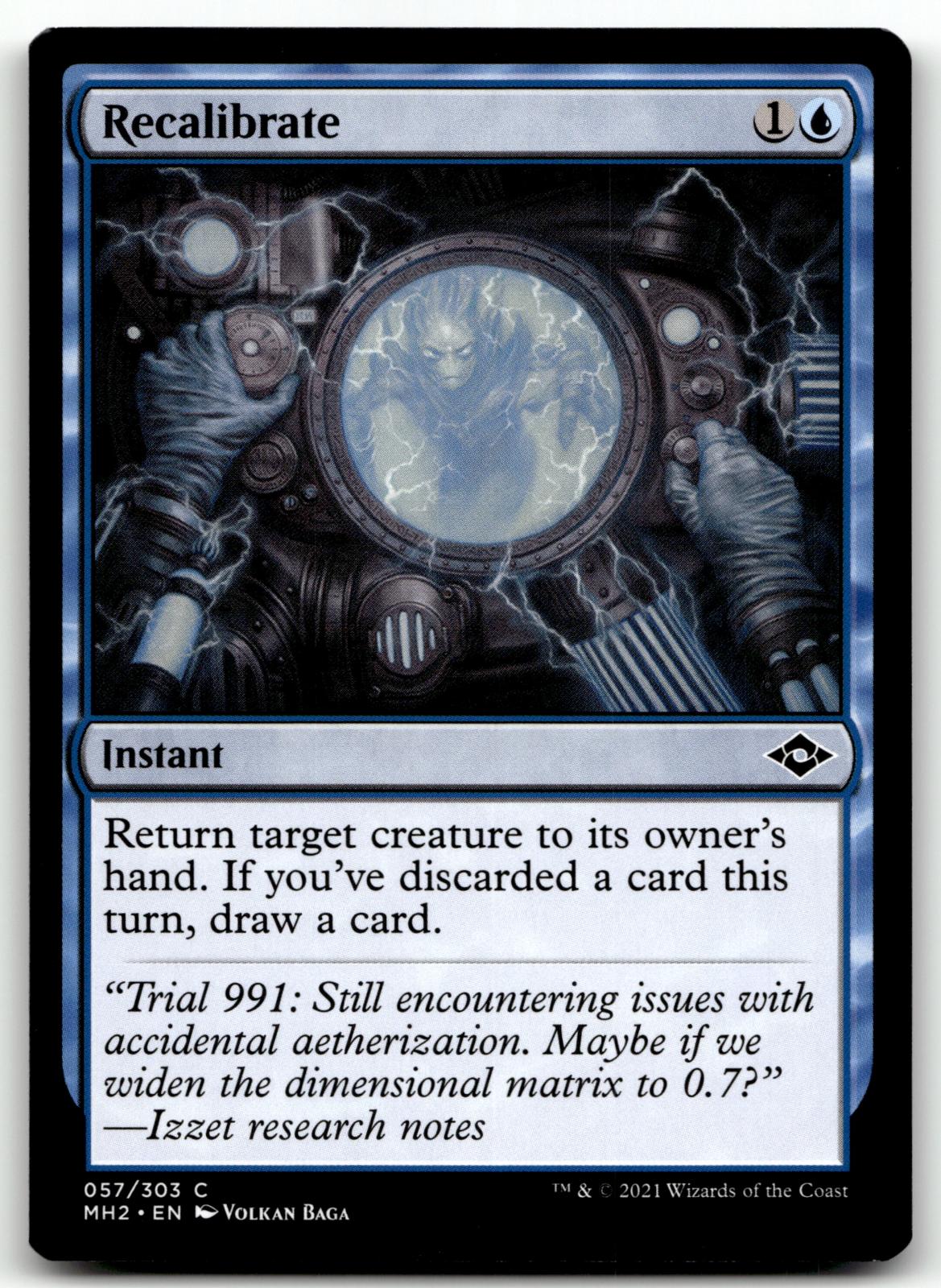 Recalibrate 57 Common Modern Horizons 2 Magic: The Gathering Near Mint