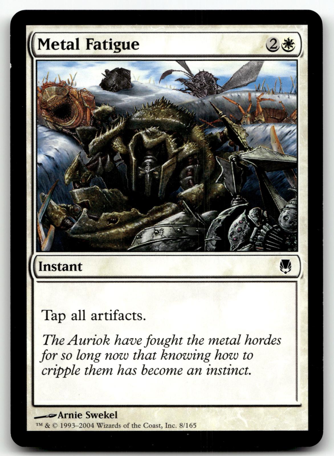 Metal Fatigue 8 Common Darksteel Magic: The Gathering Near Mint