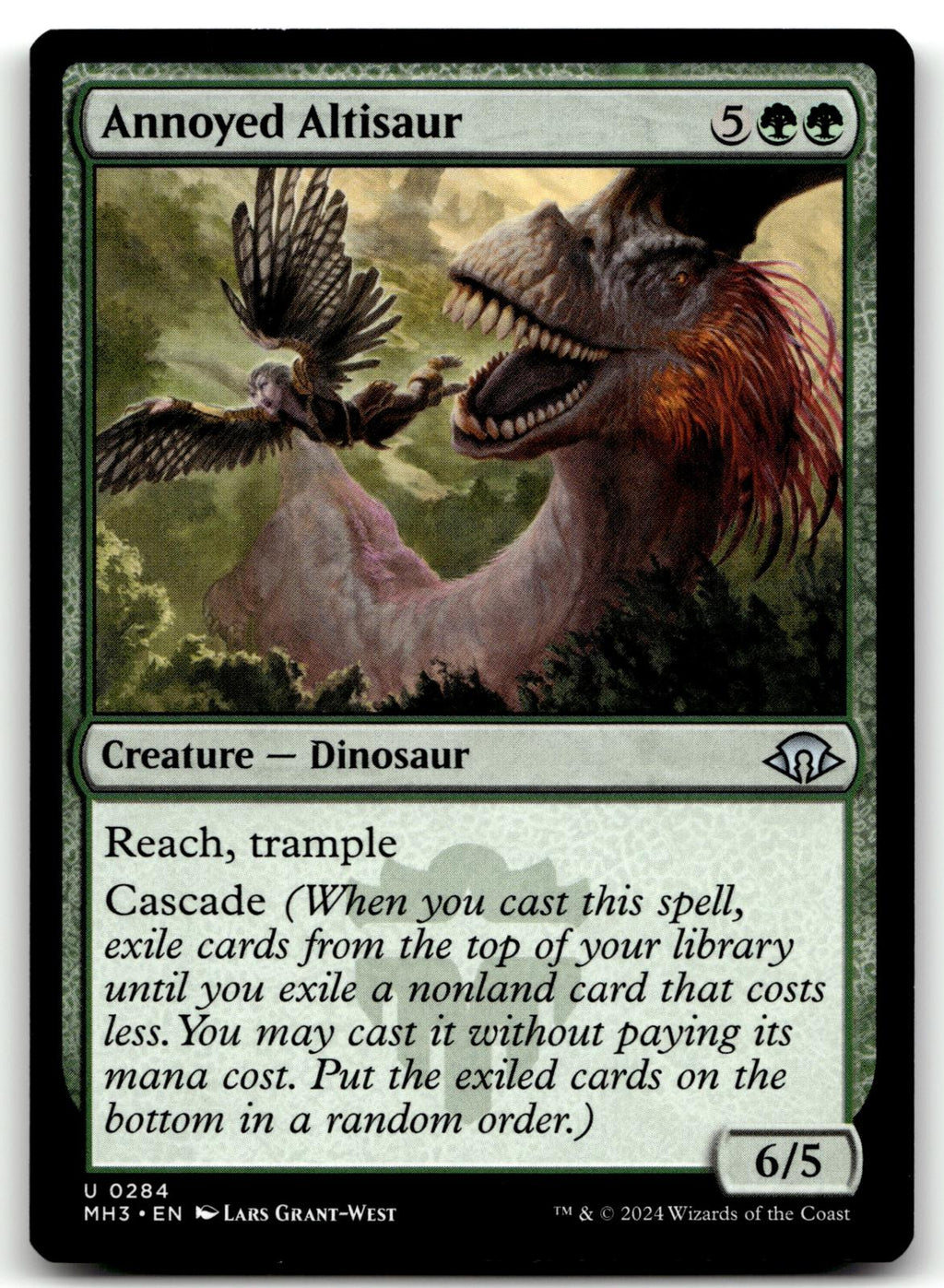 Annoyed Altisaur 284 Uncommon Modern Horizons 3 Magic: The Gathering Near Mint