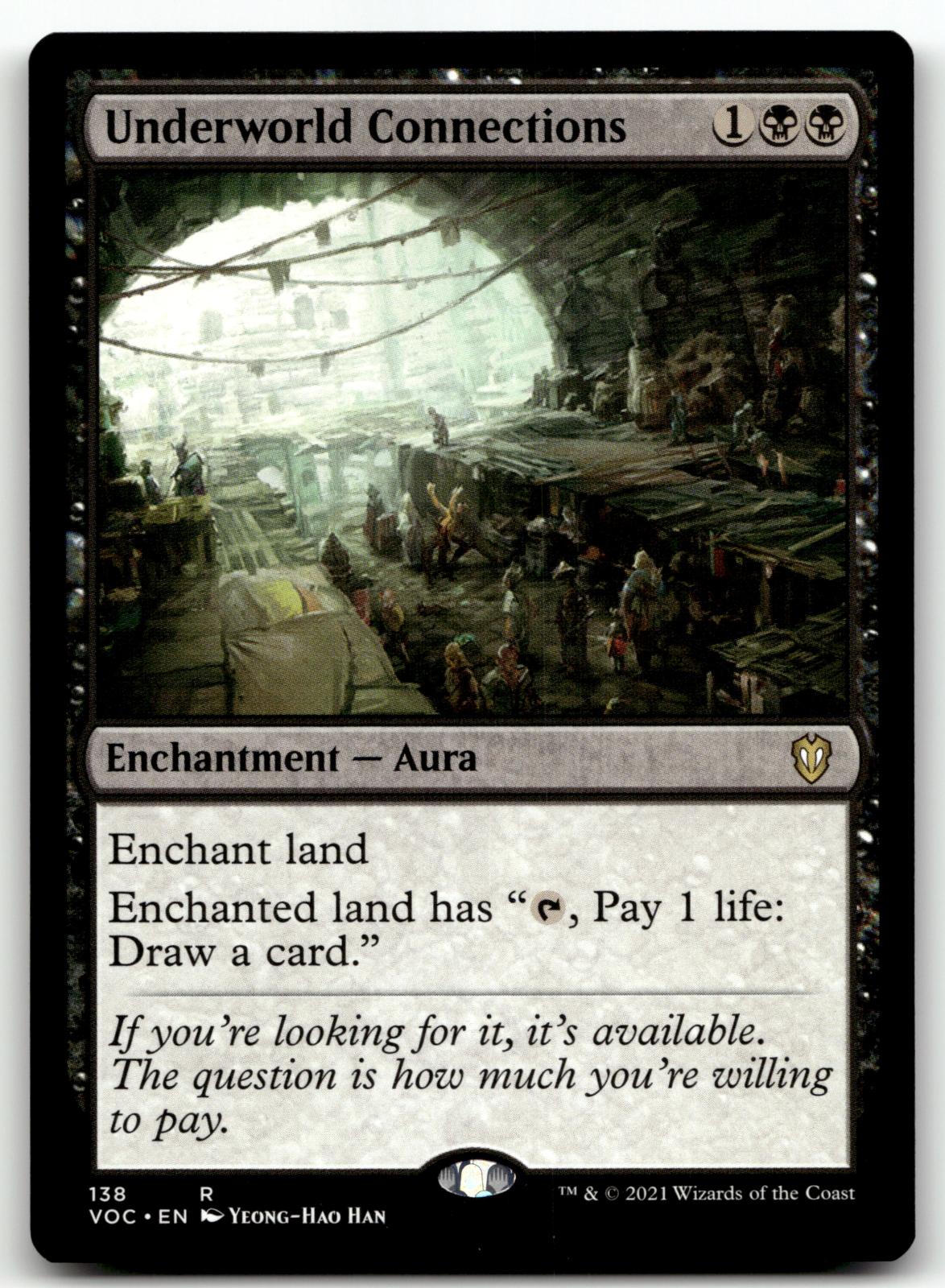 Underworld Connections 138 Commander: Innistrad: Crimson Vow Magic: The Gathering NM