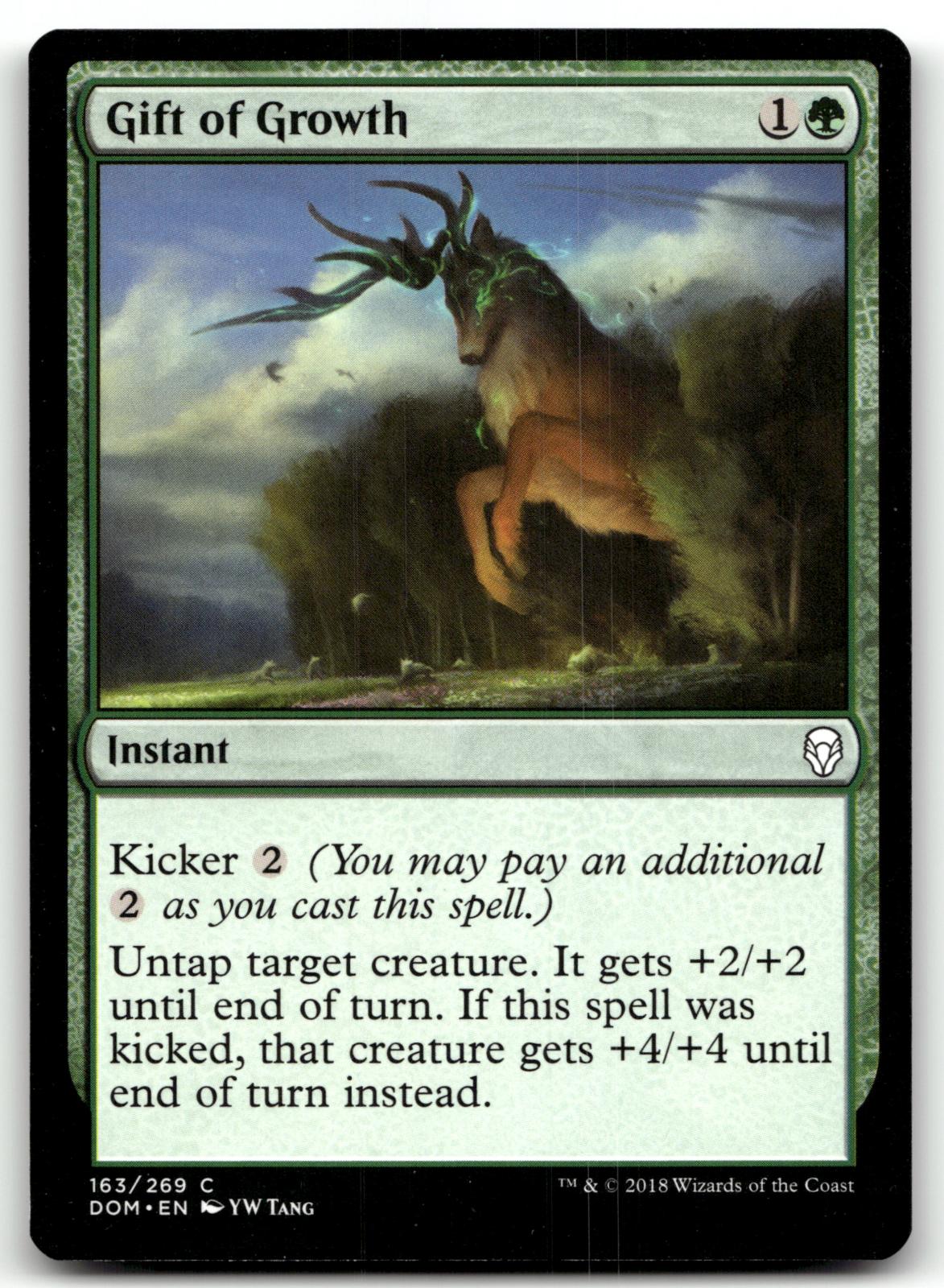 Gift of Growth 163 Common Dominaria Magic: The Gathering Near Mint