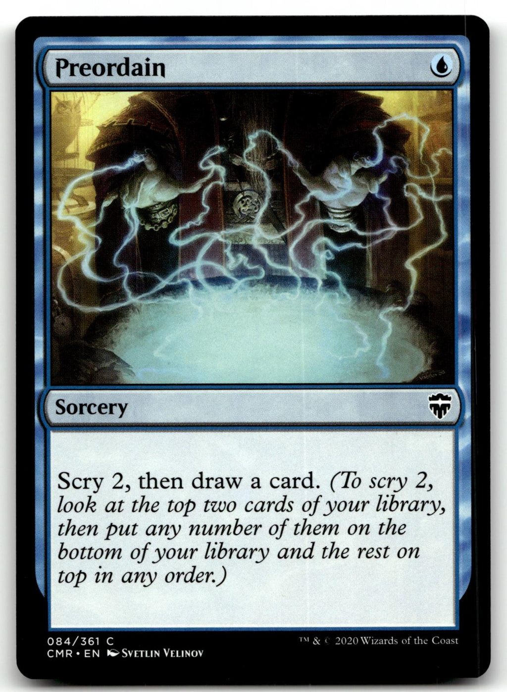 Preordain 84 Common Commander Legends Magic: The Gathering Near Mint