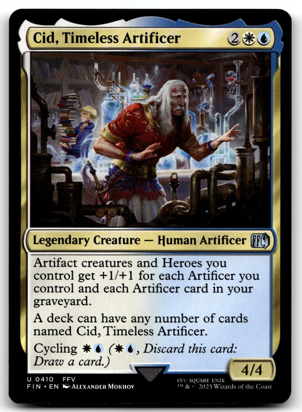 Cid, Timeless Artificer (0410) 410 FINAL FANTASY Magic: The Gathering NM