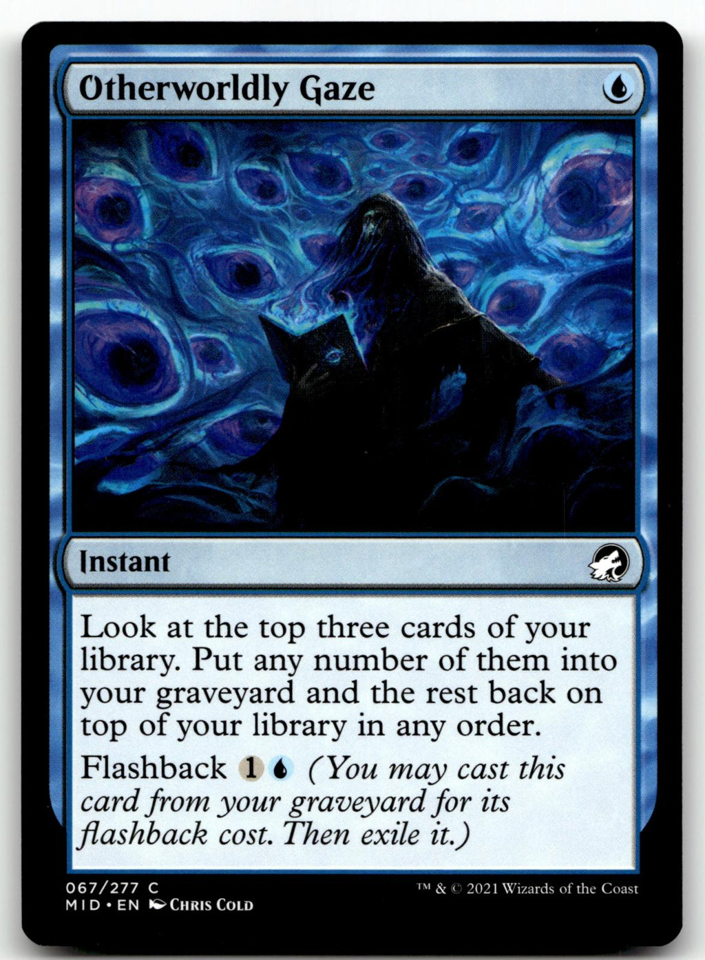 Otherworldly Gaze 67 Common Innistrad: Midnight Hunt Magic: The Gathering NM