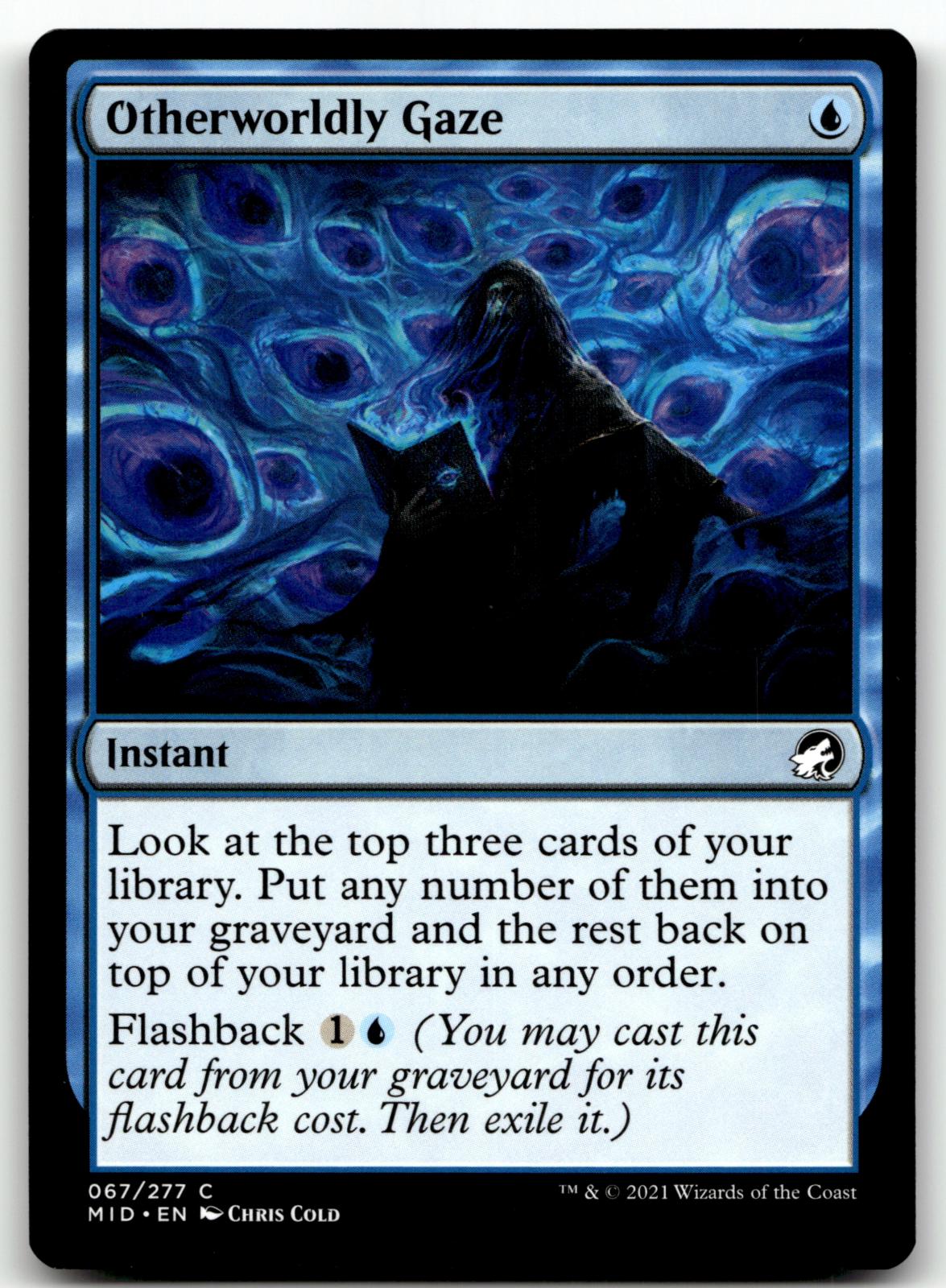 Otherworldly Gaze 67 Common Innistrad: Midnight Hunt Magic: The Gathering NM