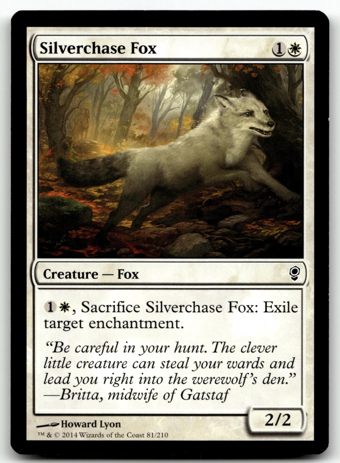 Silverchase Fox 81 Common Conspiracy Magic: The Gathering Near Mint