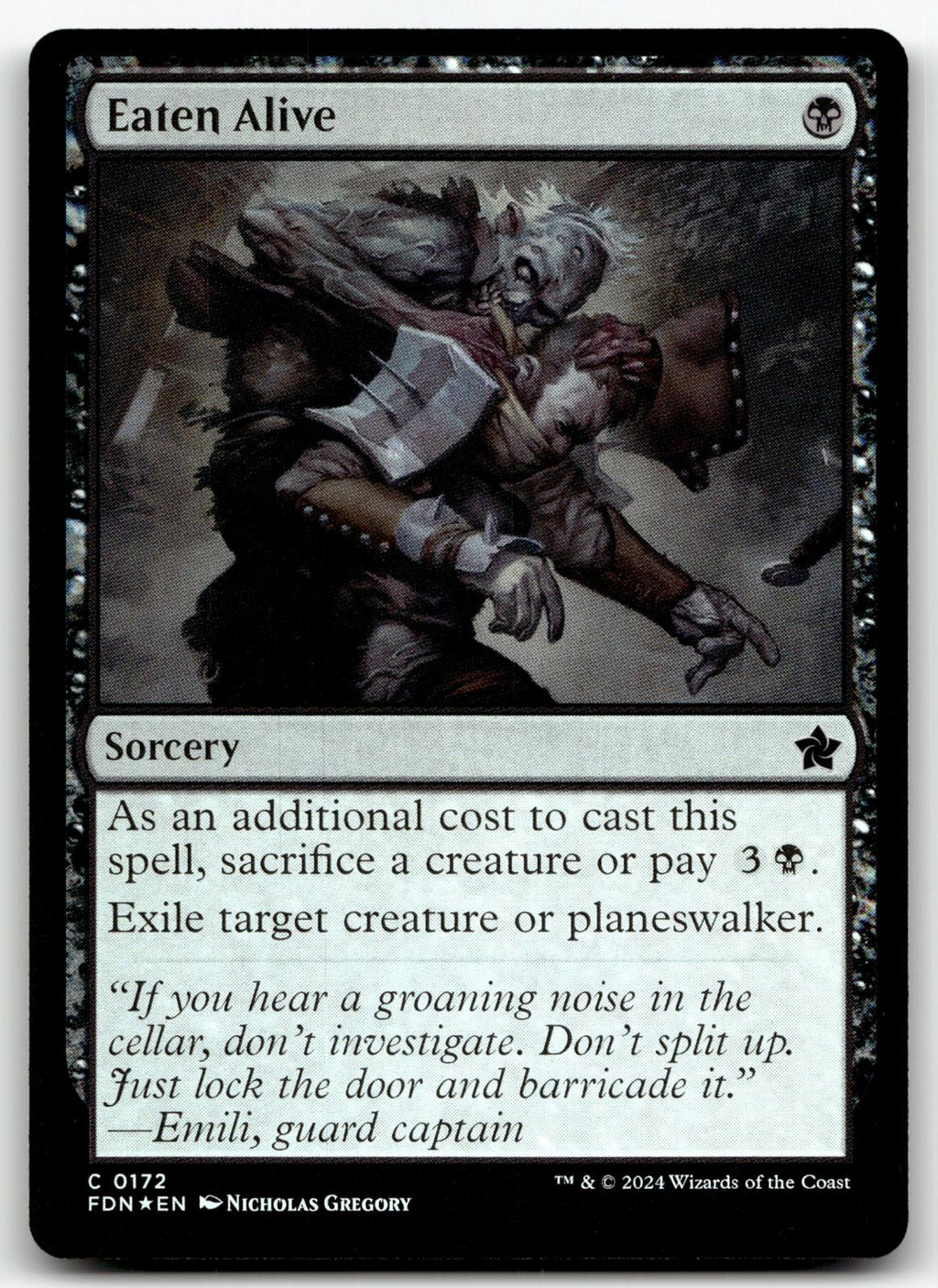 Eaten Alive 172 Common Foundations Magic: The Gathering Foil Near Mint