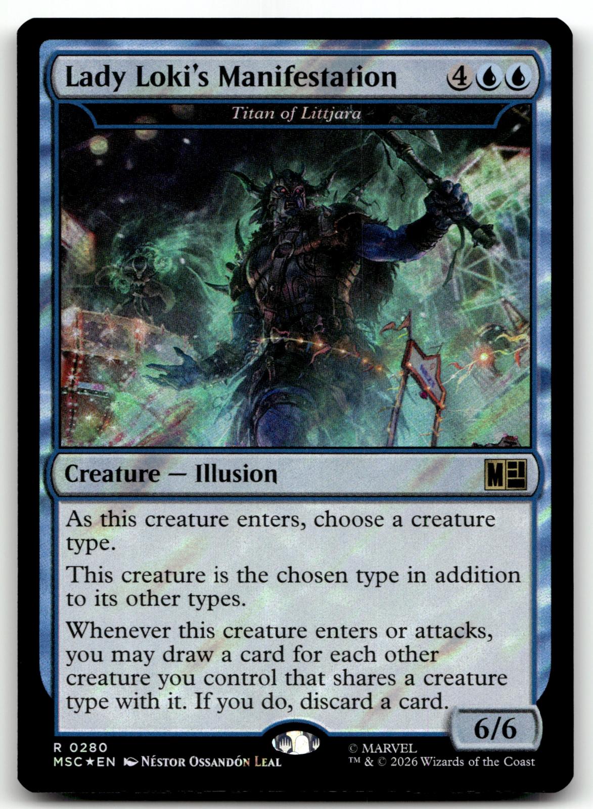 Lady Loki's Manifestation - Titan of Littjara 280 Commander: Marvel Super Heroes