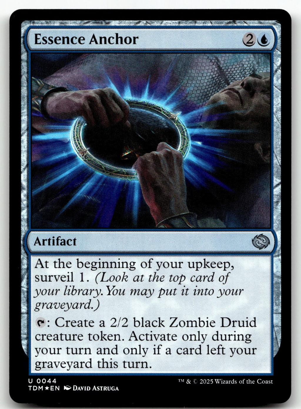 Essence Anchor 44 Uncommon Tarkir: Dragonstorm Magic: The Gathering Foil NM