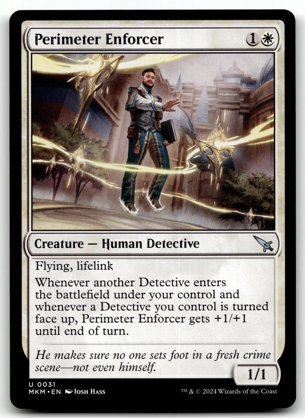 Perimeter Enforcer 31 Uncommon Murders at Karlov Manor Magic: The Gathering NM