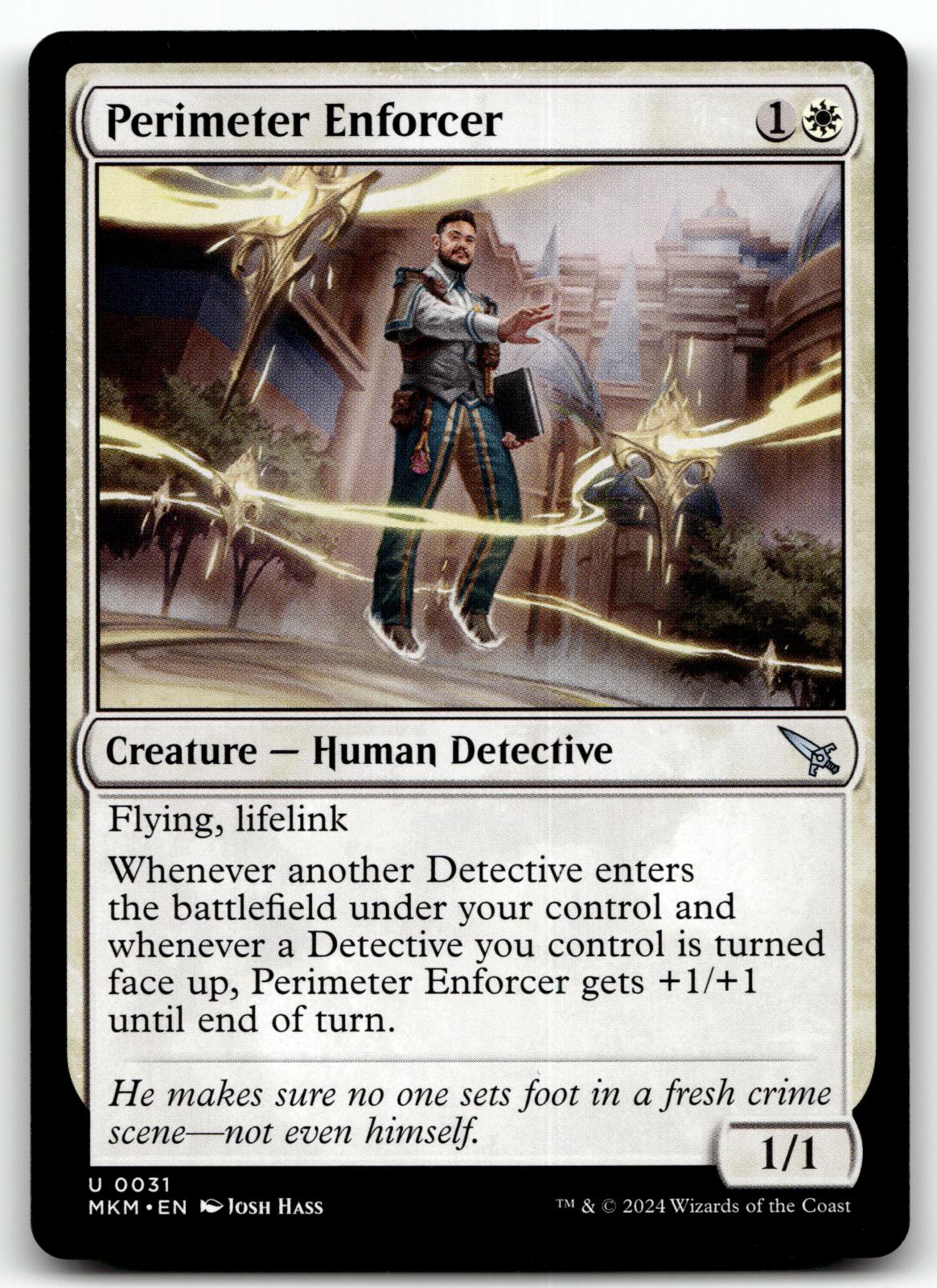 Perimeter Enforcer 31 Uncommon Murders at Karlov Manor Magic: The Gathering NM