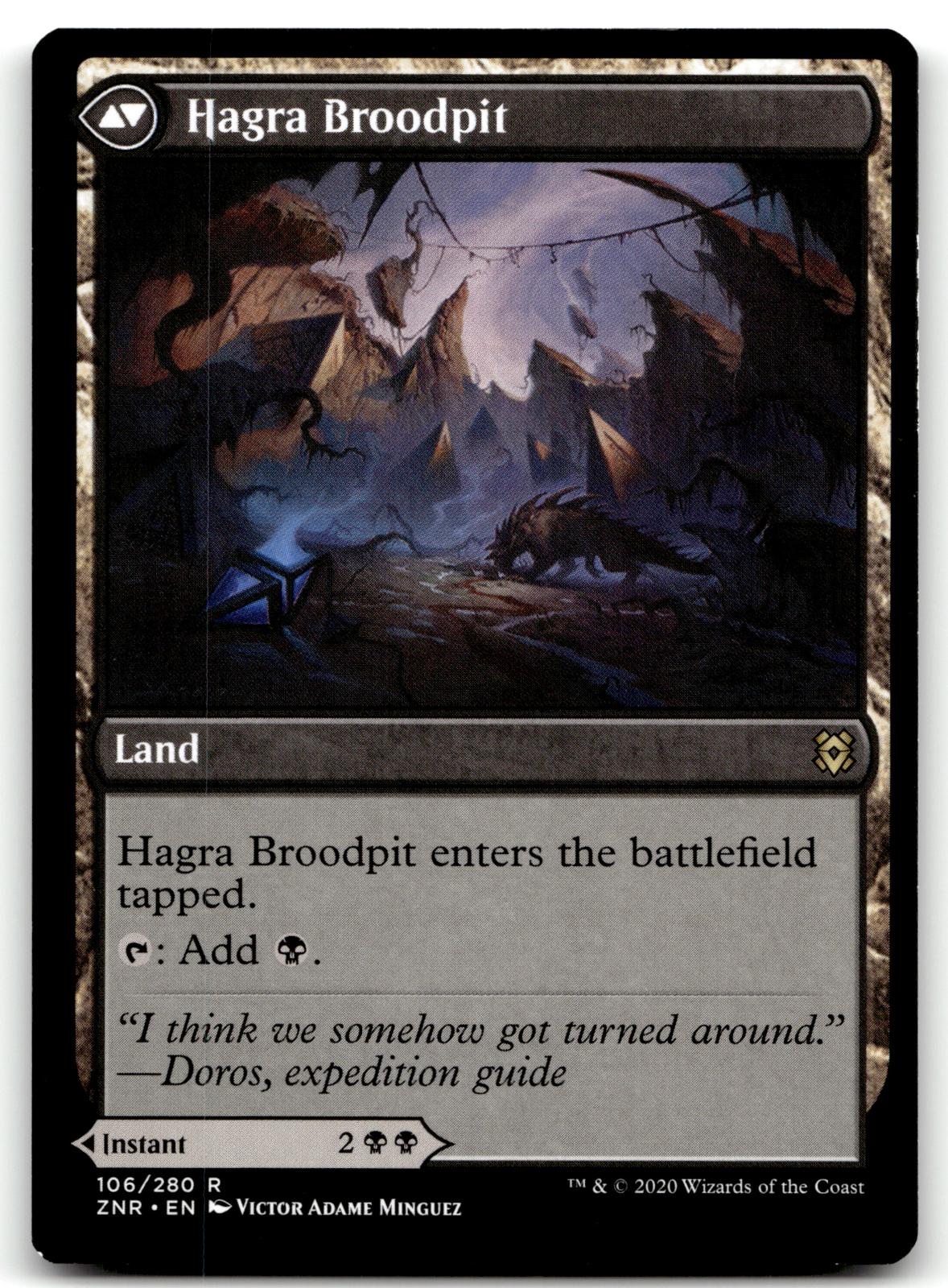 Hagra Mauling 106 Rare Zendikar Rising Magic: The Gathering Near Mint