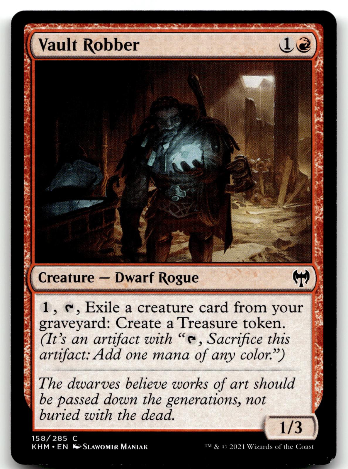 Vault Robber 158 Common Kaldheim Magic: The Gathering Near Mint