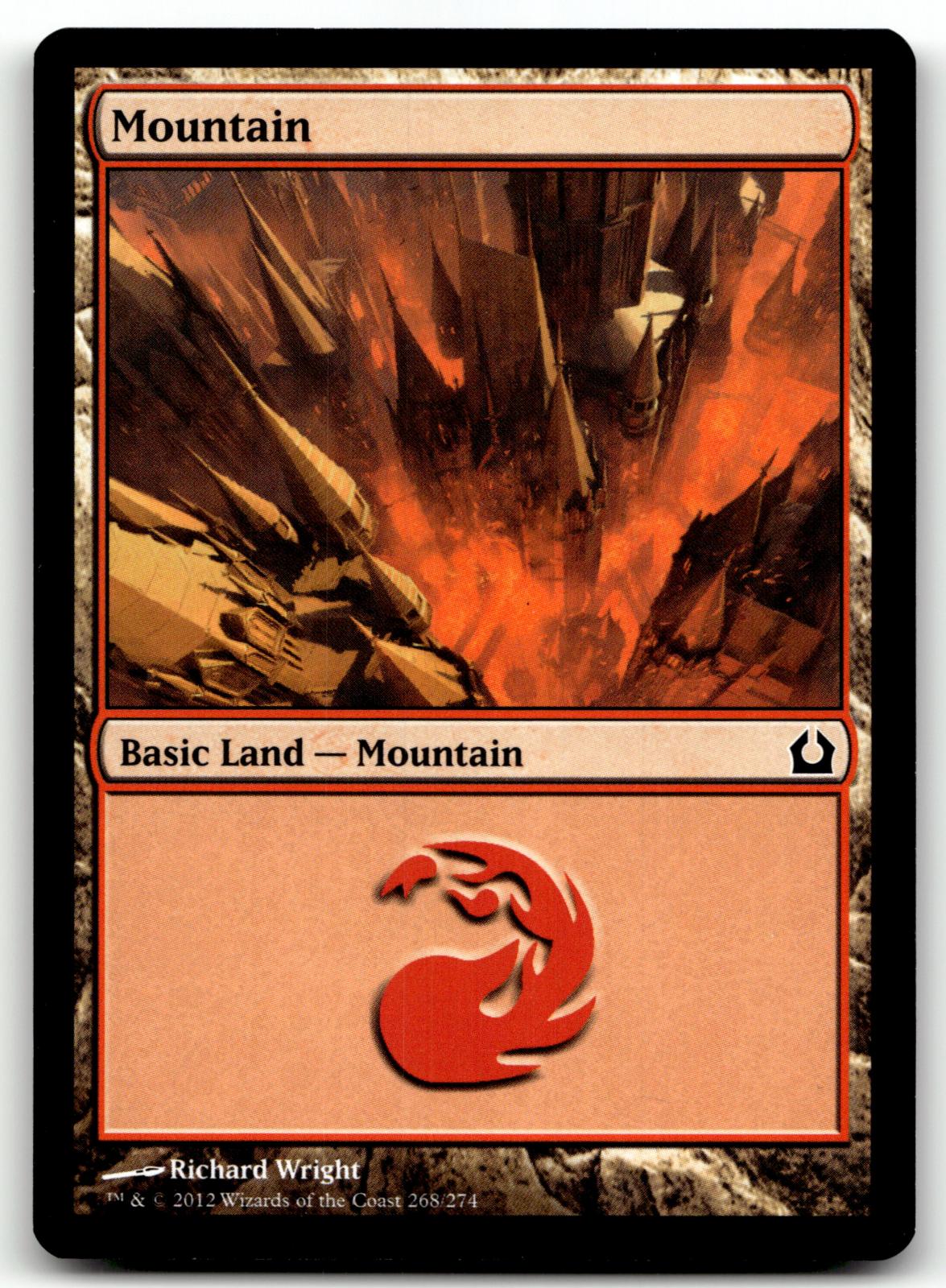 Mountain (268) 268 Land Return to Ravnica Magic: The Gathering Near Mint