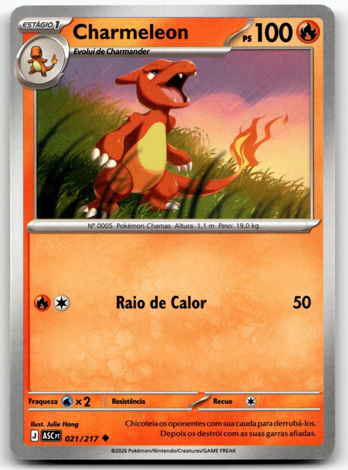 Charmeleon 021/217 Uncommon Ascended Heroes Pokemon Near Mint