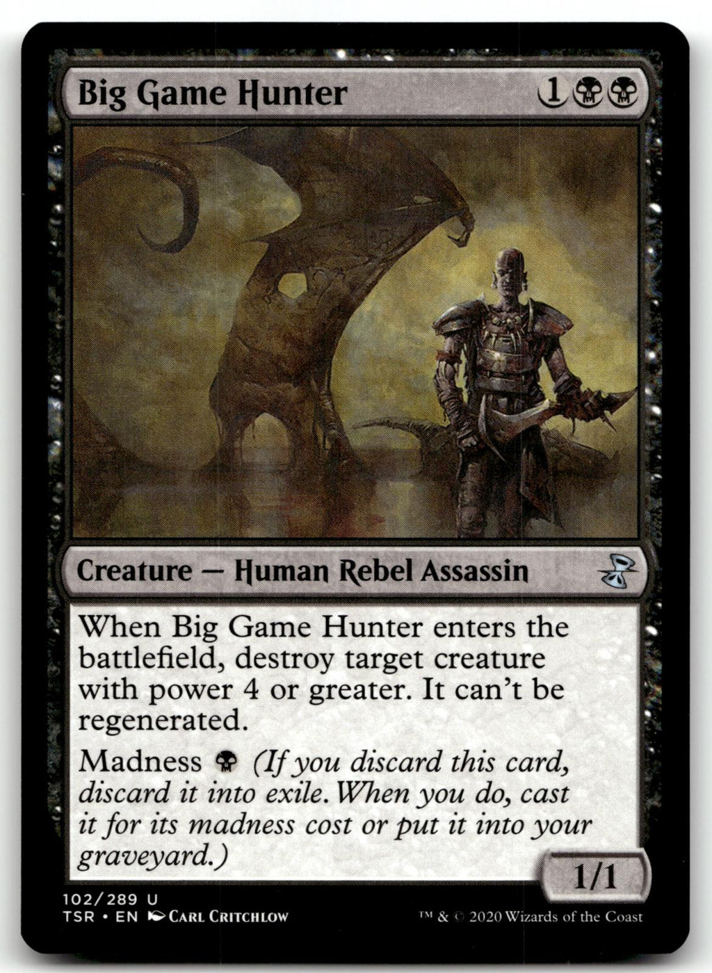 Big Game Hunter 102 Uncommon Time Spiral: Remastered Magic: The Gathering NM